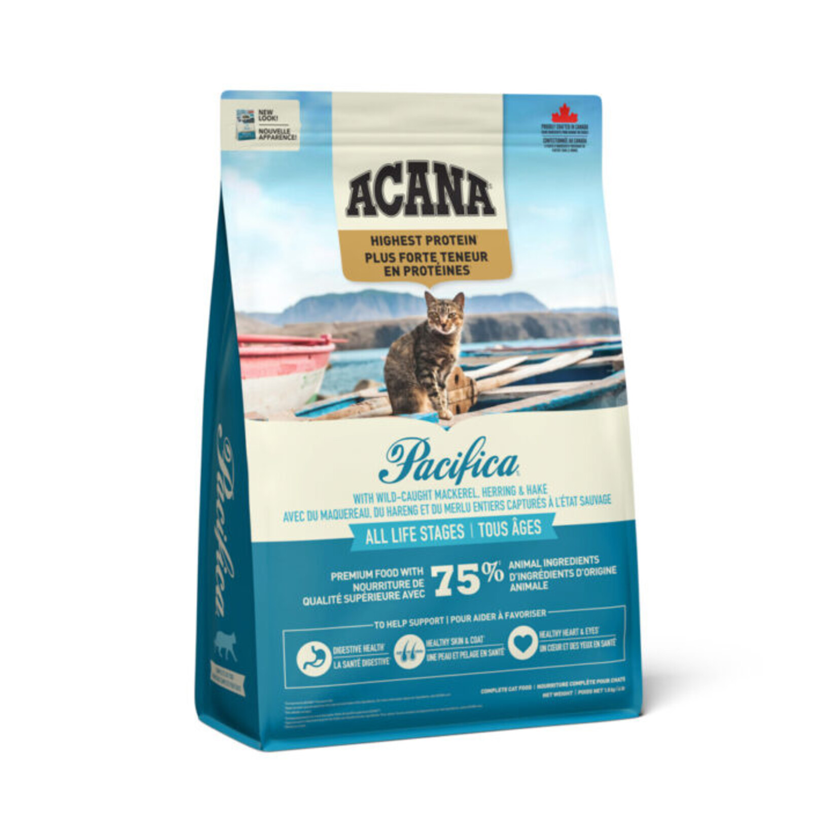 ACANA Pacifica Cat Food - High Quality (Fish) - Digestive Health and Coat