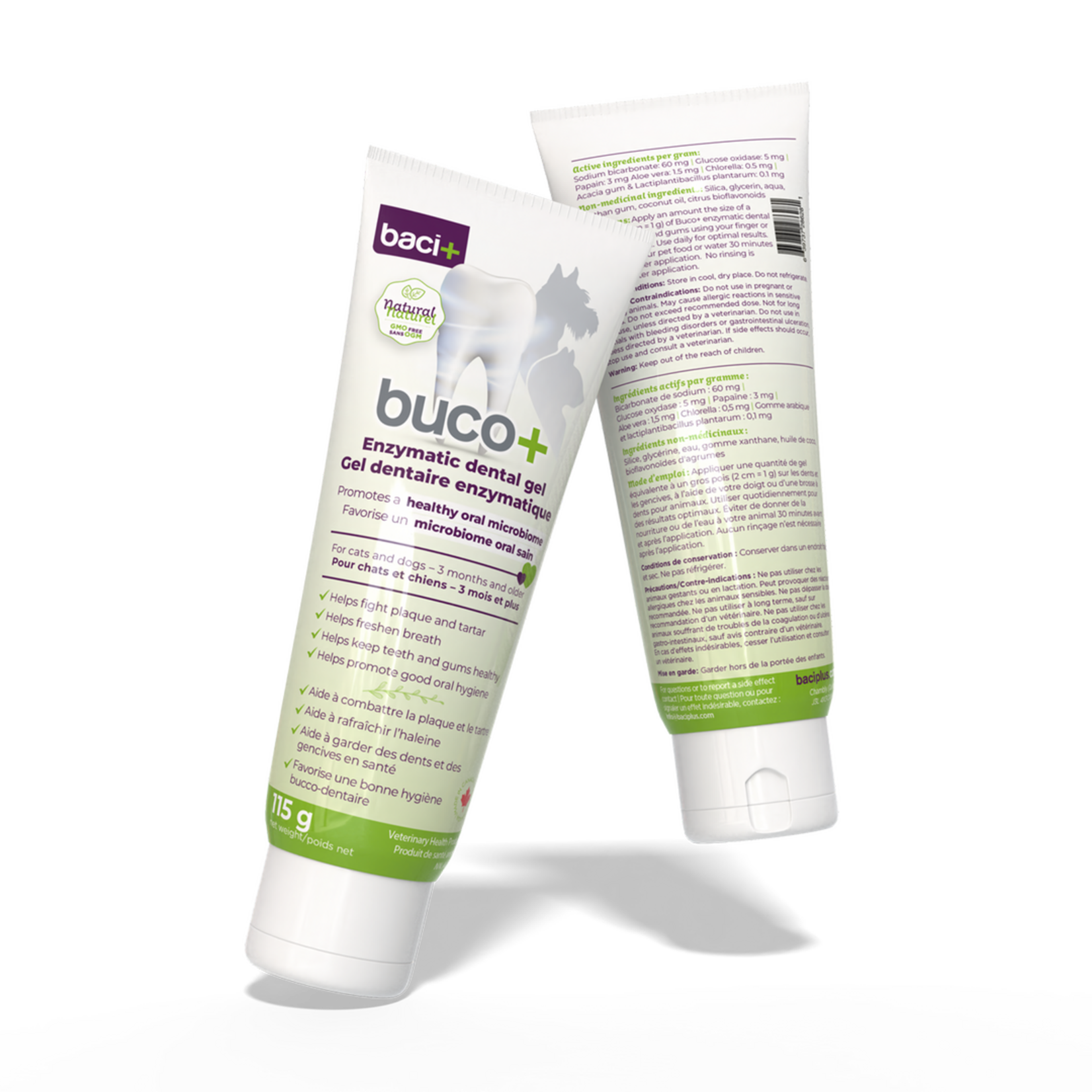 buco+ Soin dentaire pour chien et chat | Antiseptique et antioxydant naturel