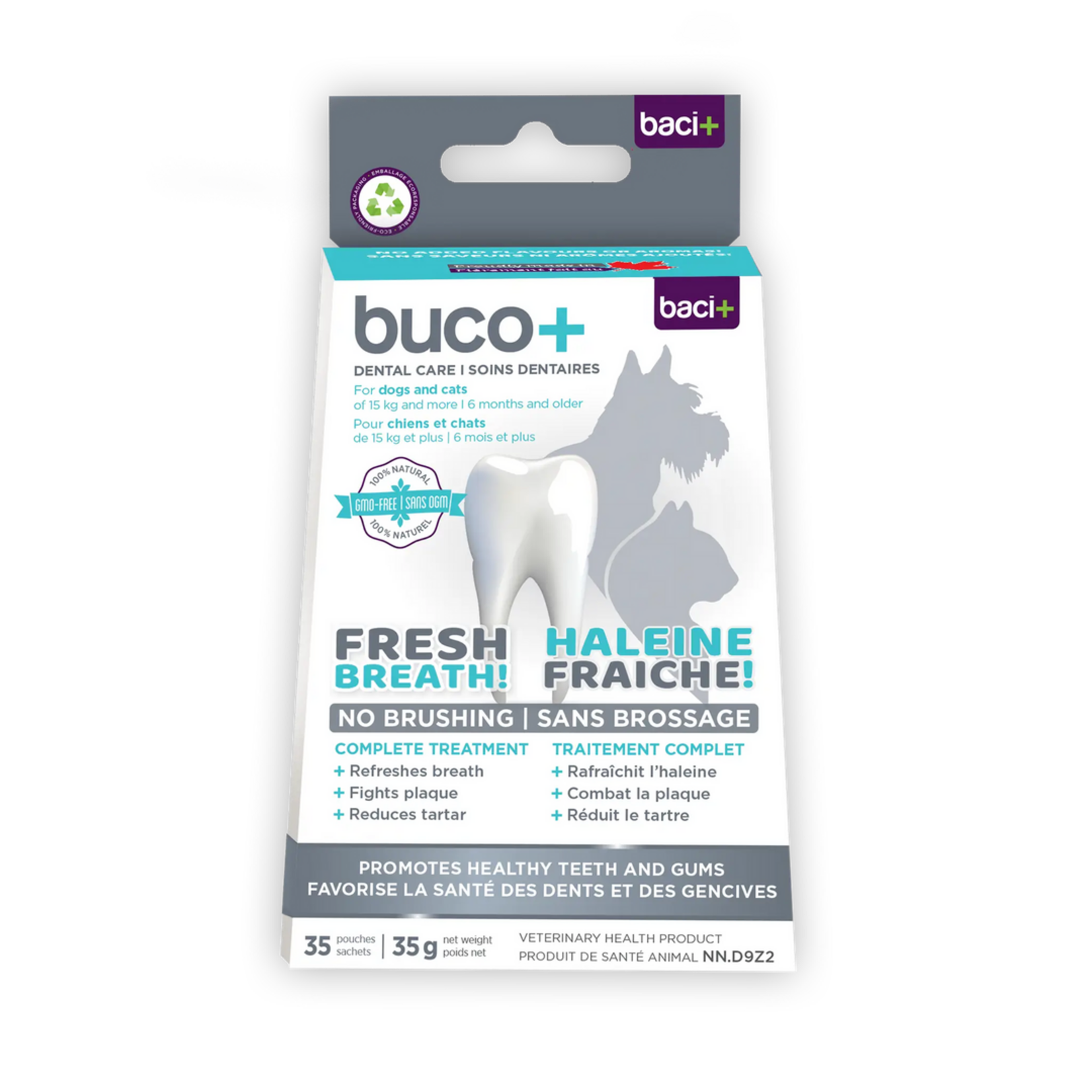 buco+ Oral Hygiene — Health Canada approved solution for cats and dogs