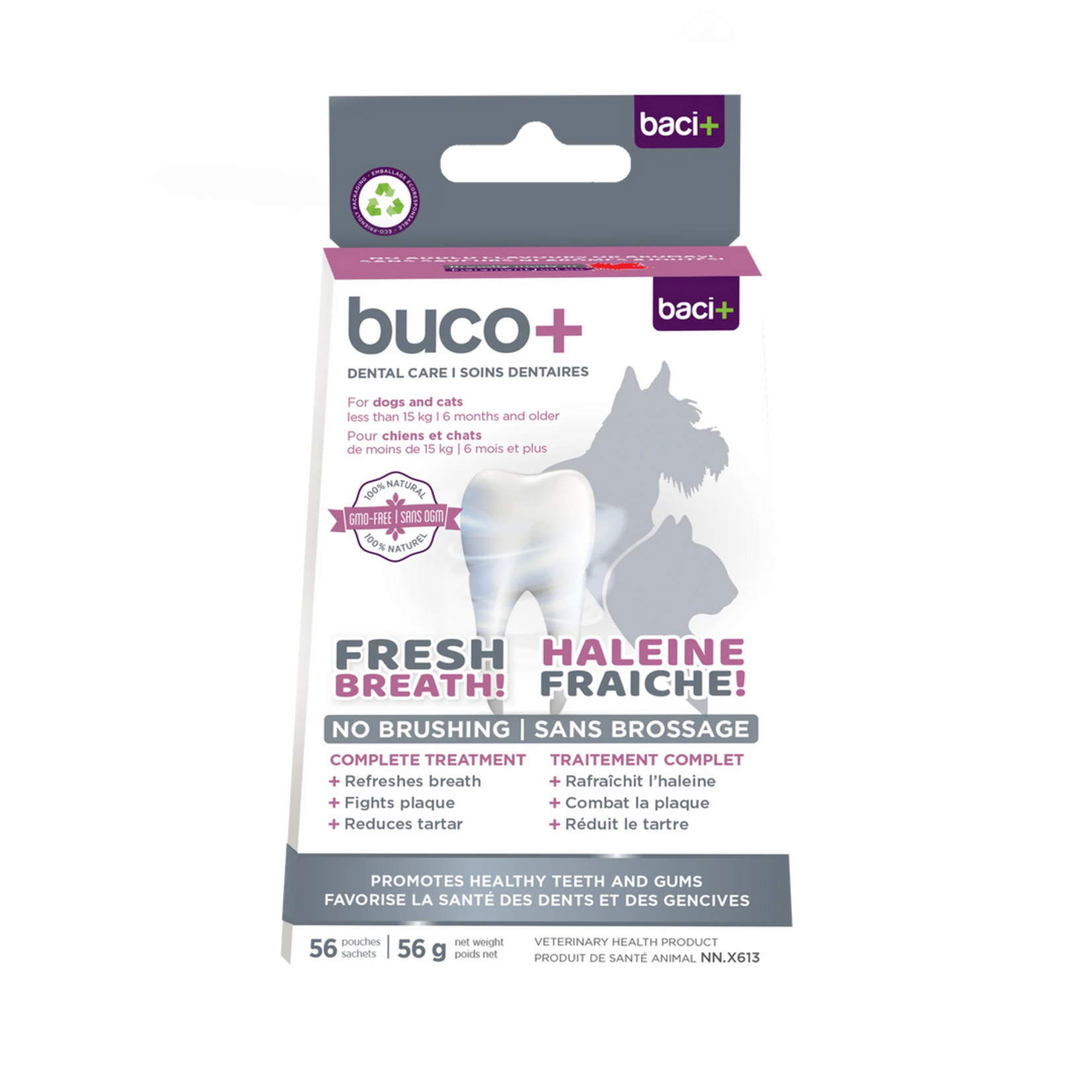 buco+ Oral Hygiene — Health Canada approved solution for cats and dogs