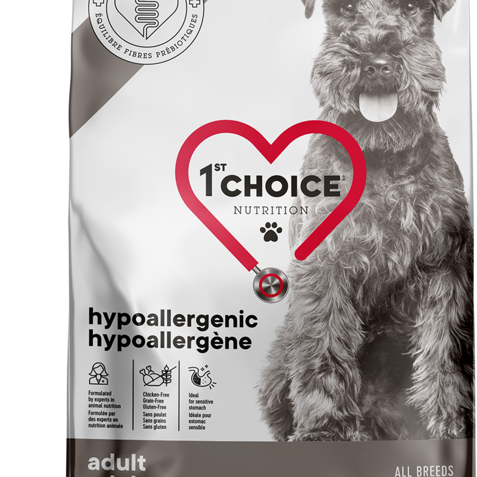 1St Choice Dog Food, All Breeds, Hypoallergenic - Grain Free Duck