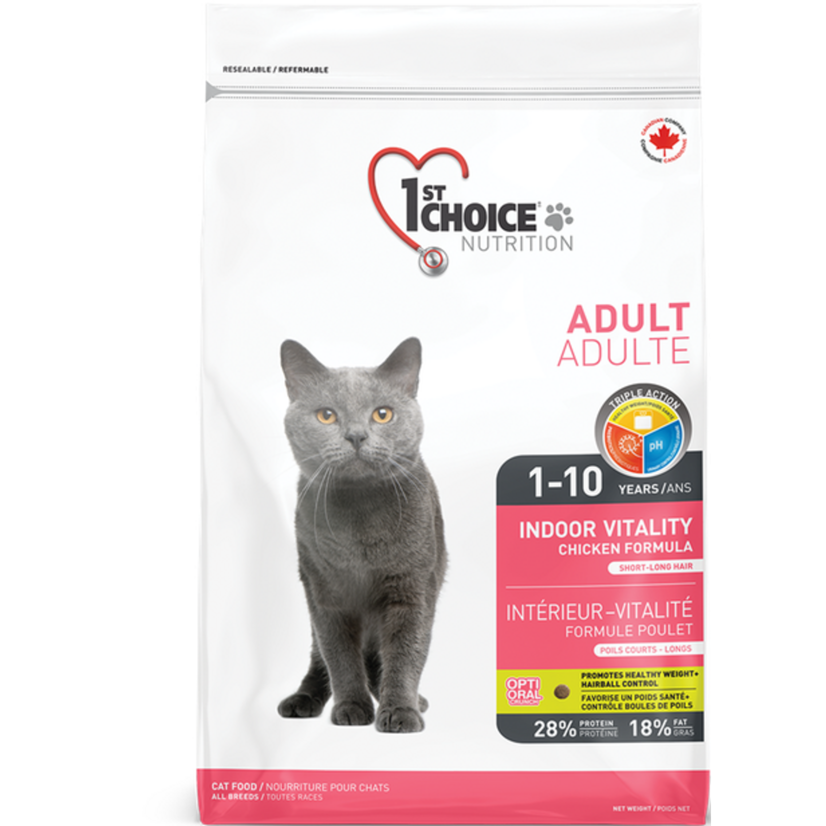 1St Choice Intérieur Vitalité | Nourriture pour chat adulte