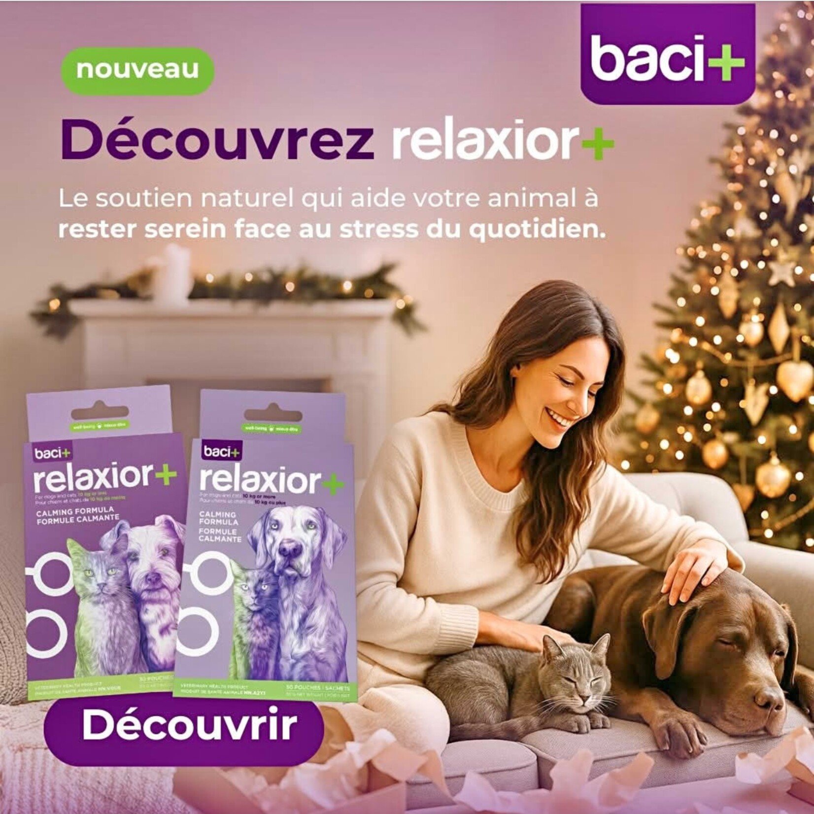 ​RELAXIOR | Relaxant pour Chiens et Chats | Anti-Stress Naturel