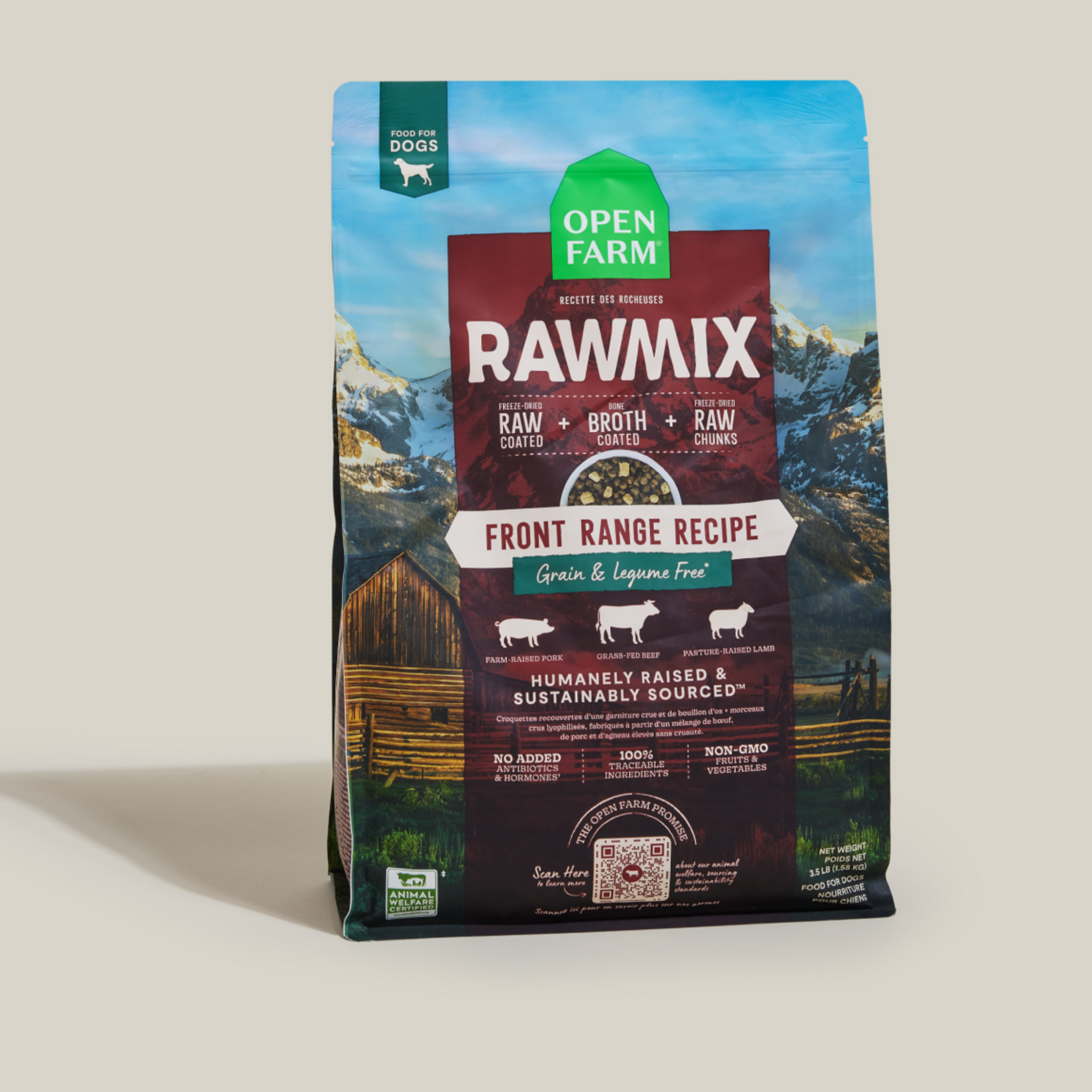 Open Farm Rocky Mountain Recipe - Dry Dog Food - Ancient Grains