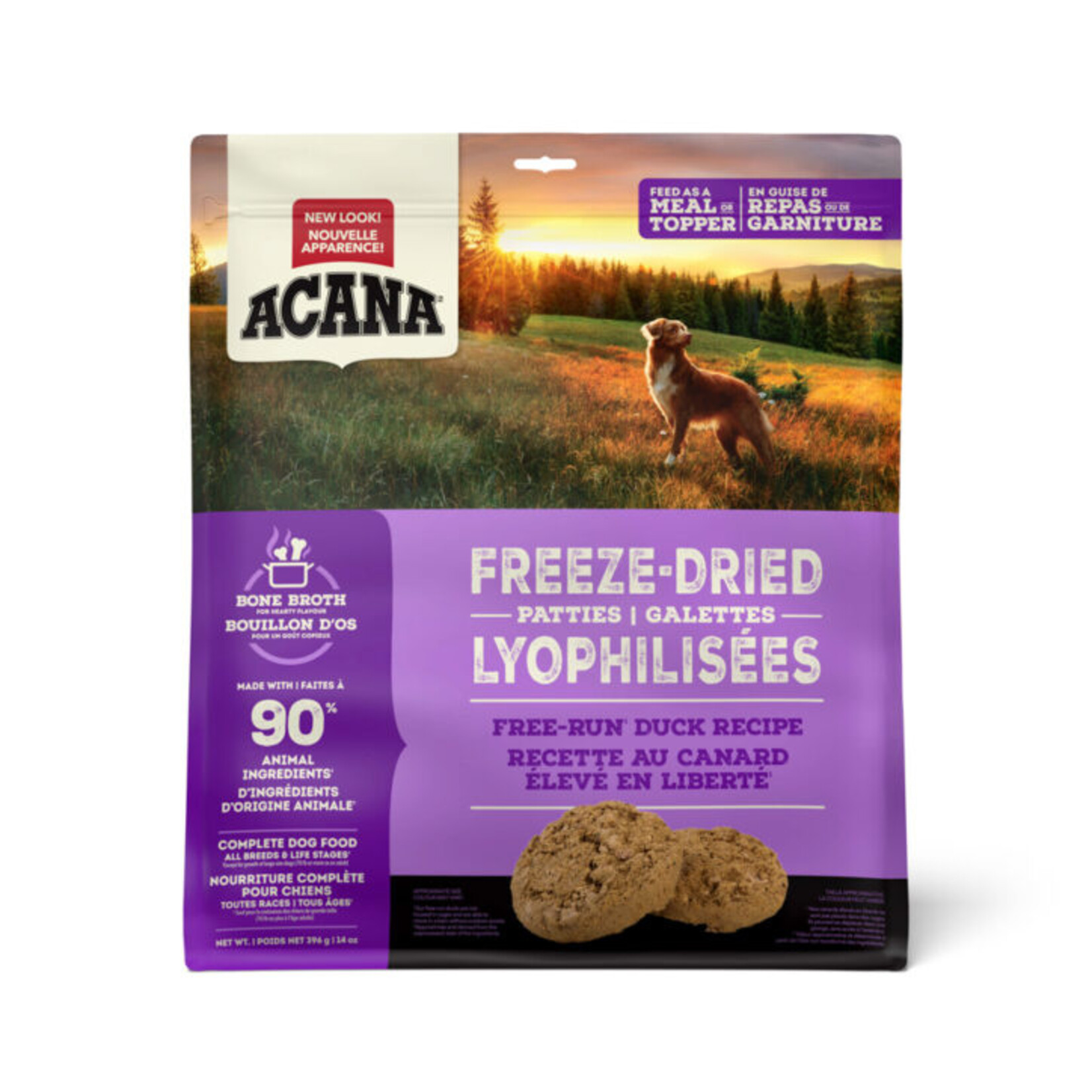 ACANA Chien Galettes lyophilisées au canard 397 g