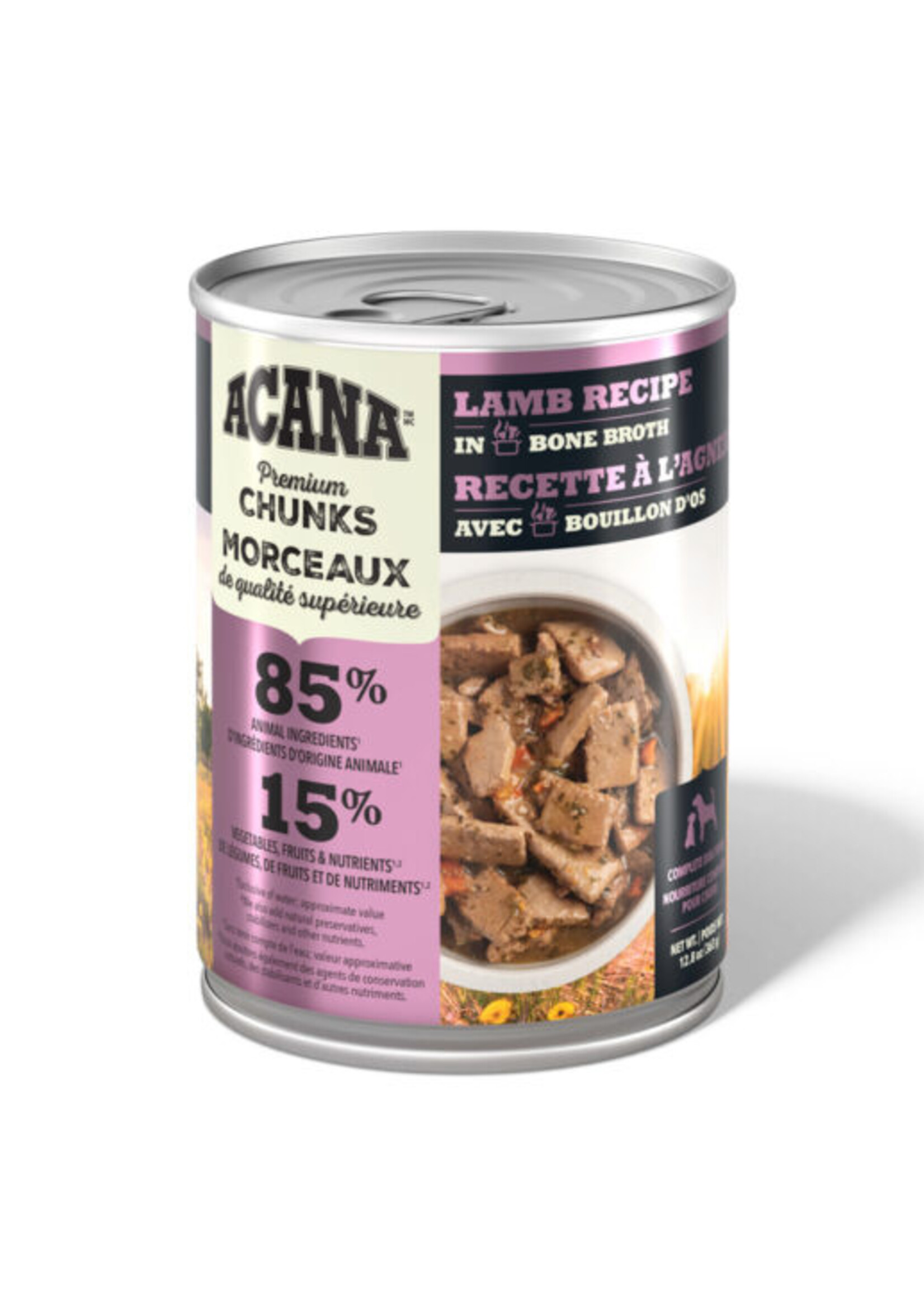 ACANA Wet Dog Food - Lamb Chunks - Bone Broth