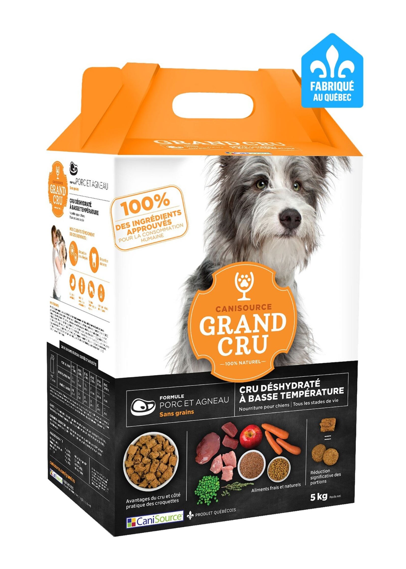 Nourriture Pour Chien, Sans Grains - Porc & Agneau