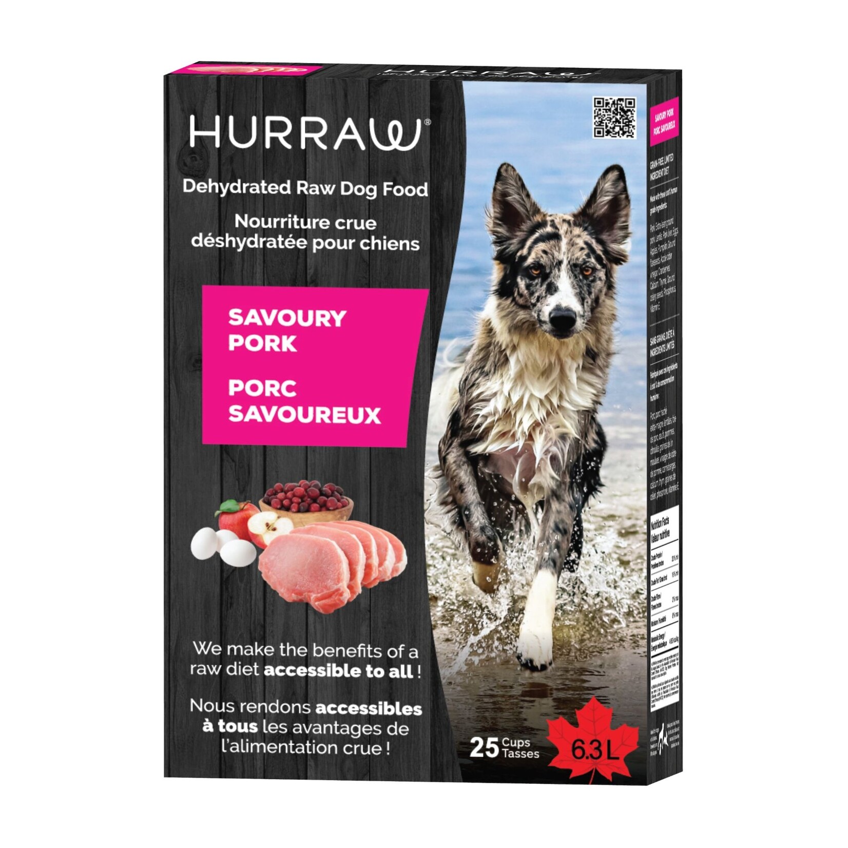 Dehydrated Raw Dog Food - Pork