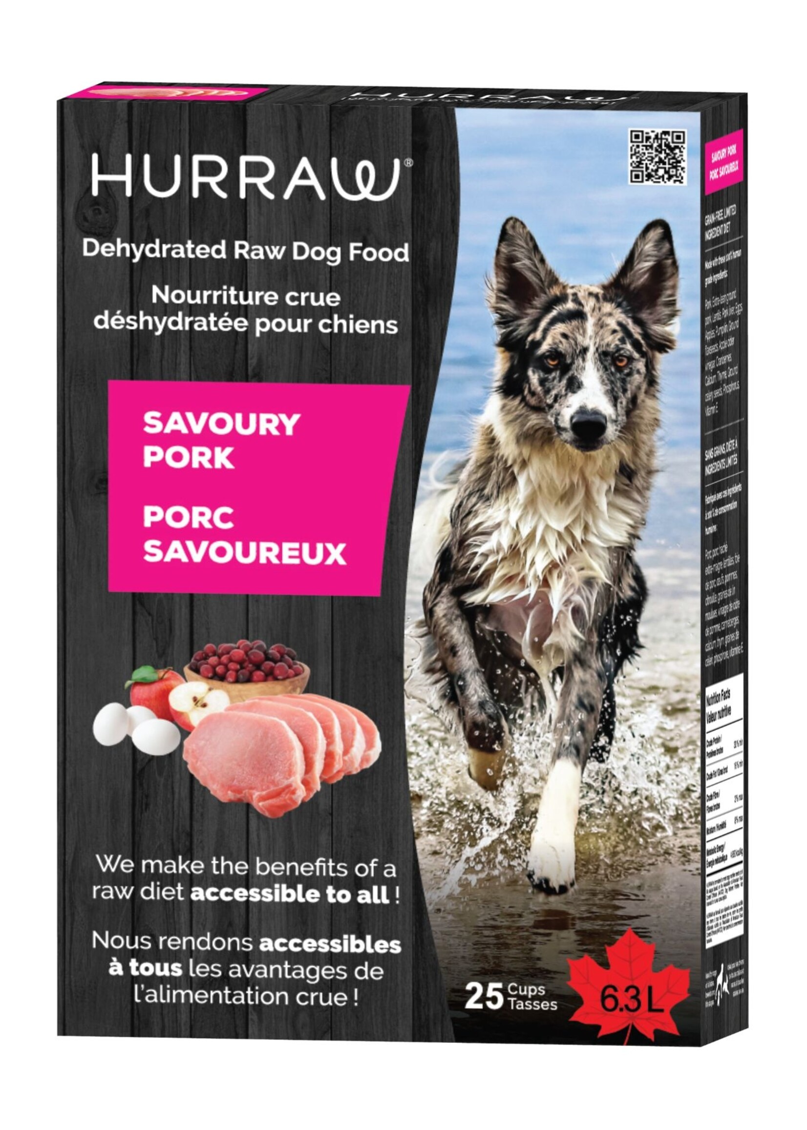 Dehydrated Raw Dog Food - Pork