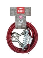 20' / 6m Tie-Out Cable with Spring (for Dogs Up to 160 lbs)