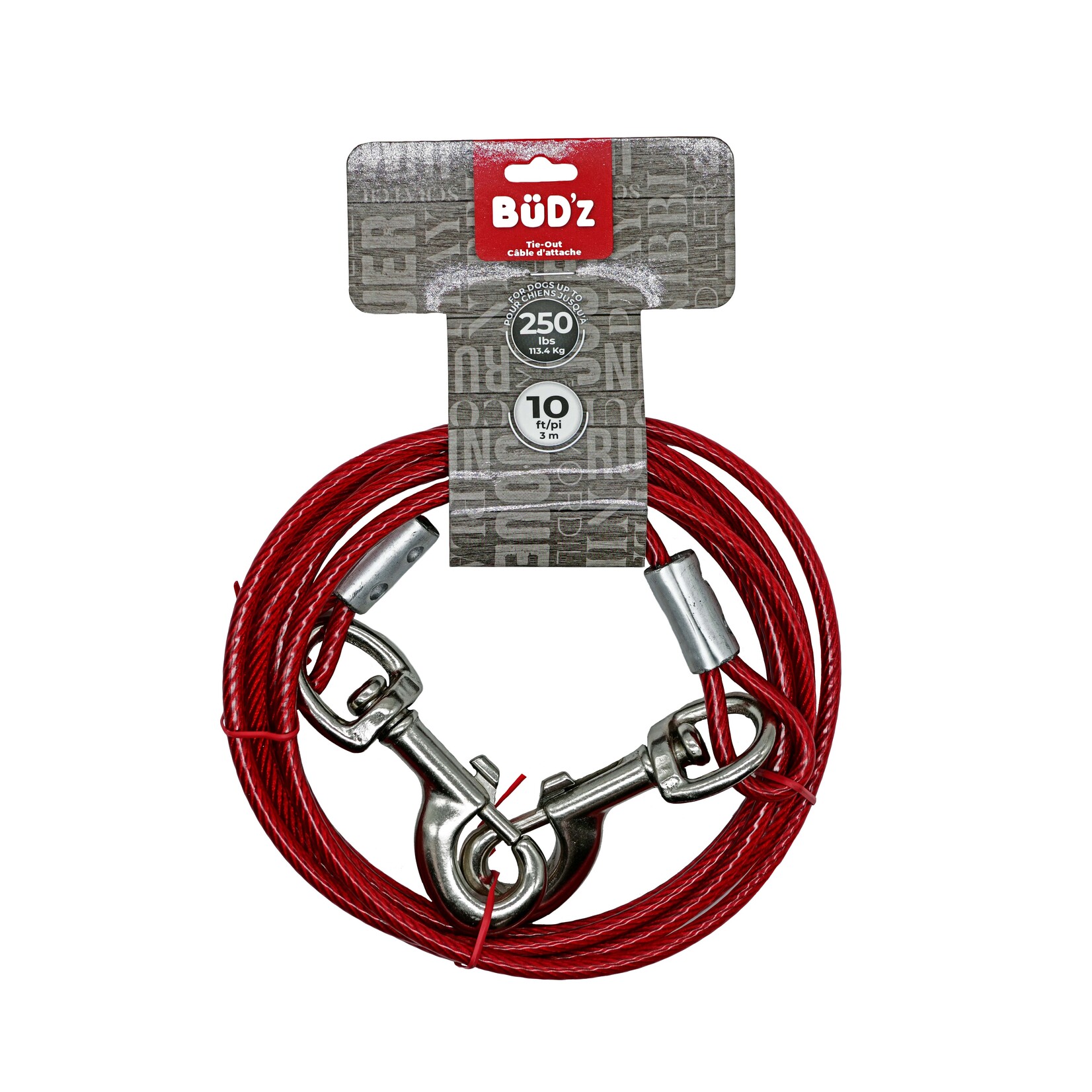 Câble D'attache 10' / 3m (pour Chiens Jusqu'à 250 Lb)