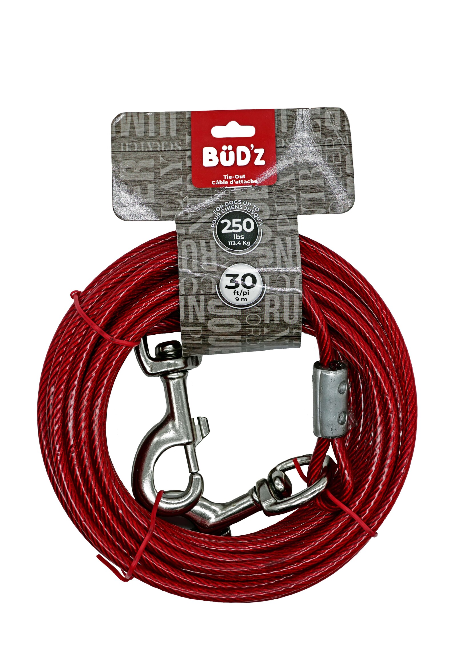 30' / 9m Leash Cable (for Dogs Up to 250 Lb)
