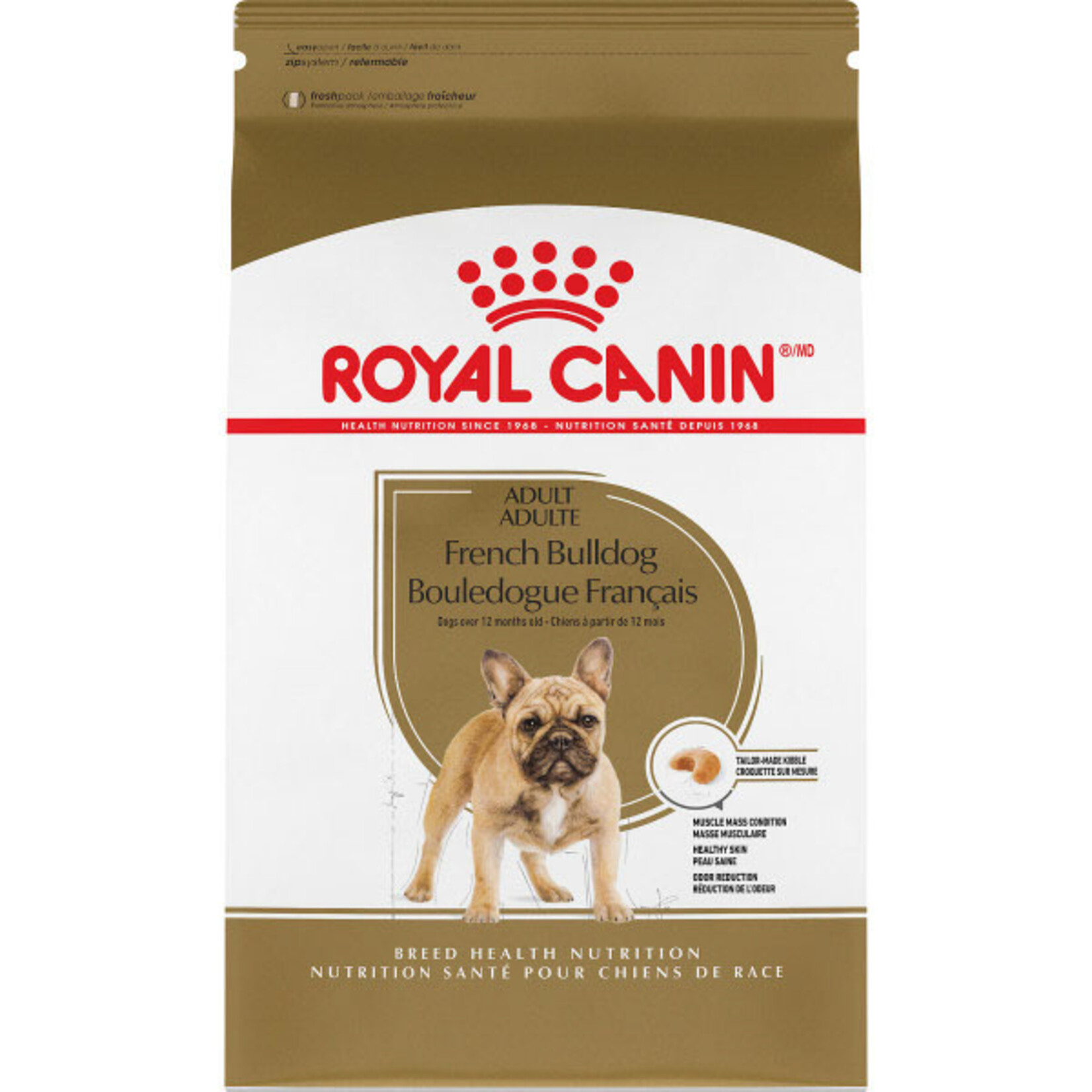 Dry food for French bulldogs - 17 LB