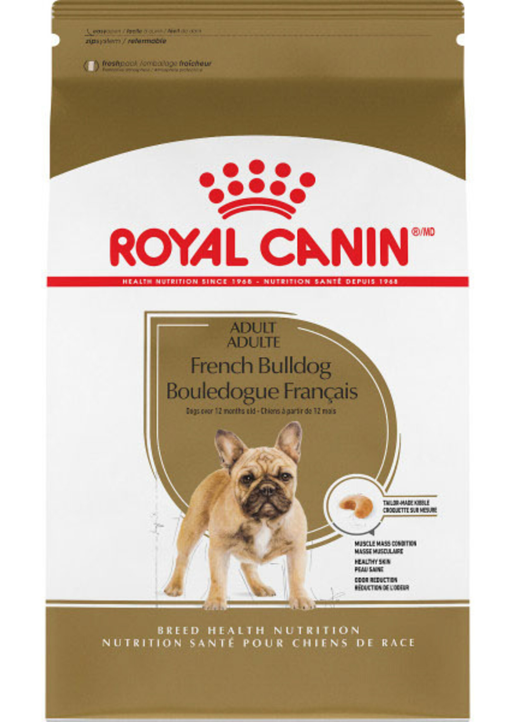 Dry food for French bulldogs - 17 LB
