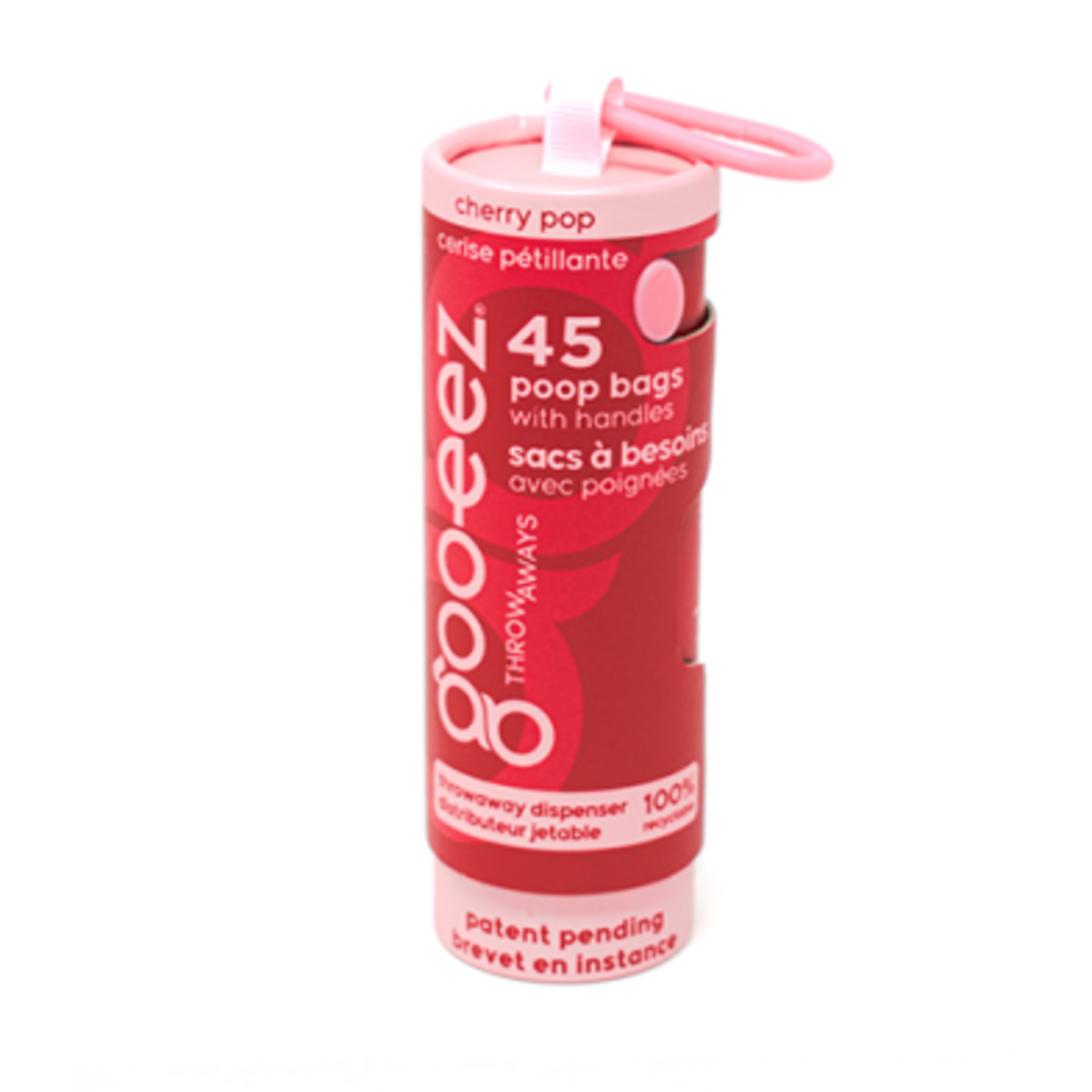 sac compact éco-responsable avec distributeur jetable Cherry Pop