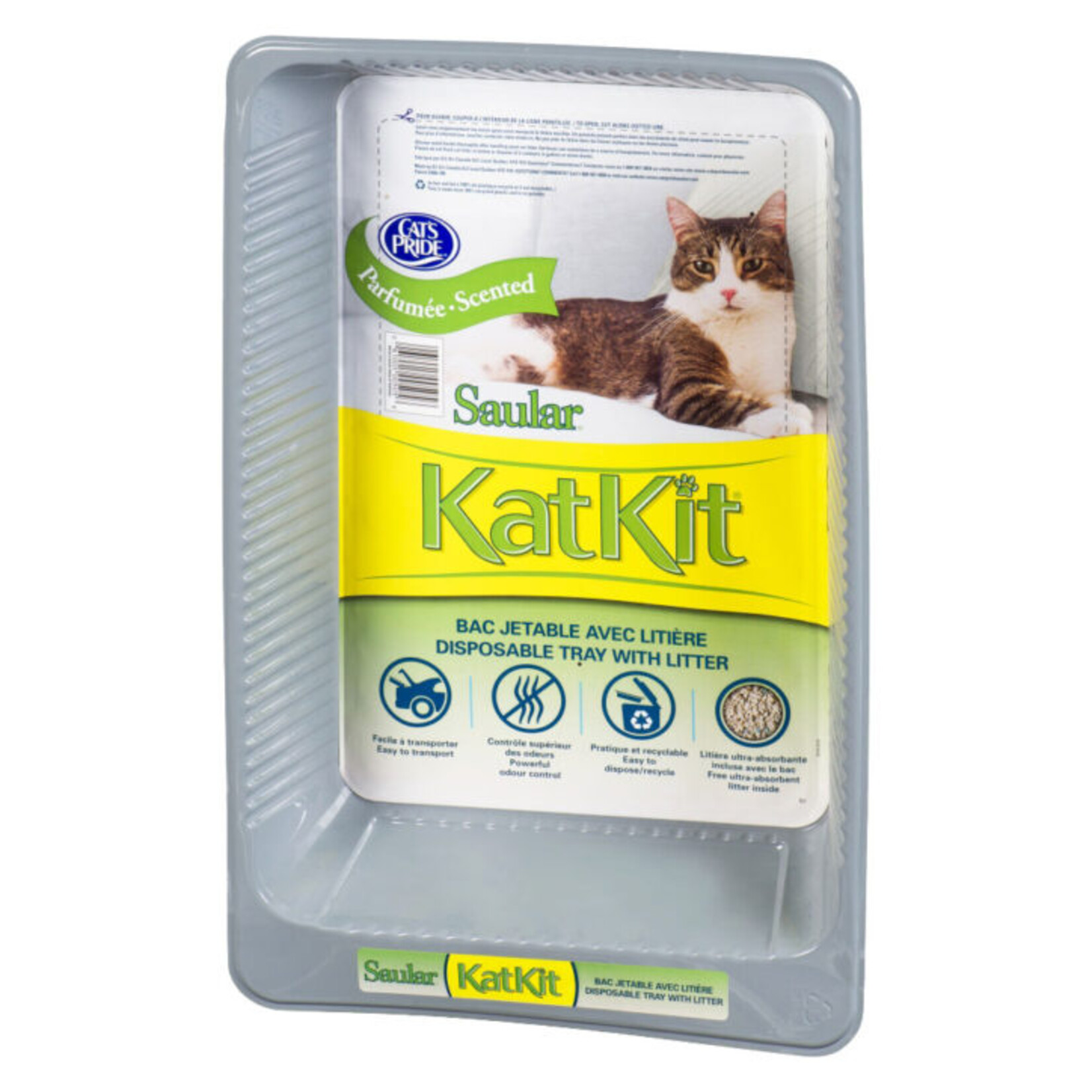 Bac jetable avec litière d’argile – 2.25 L
