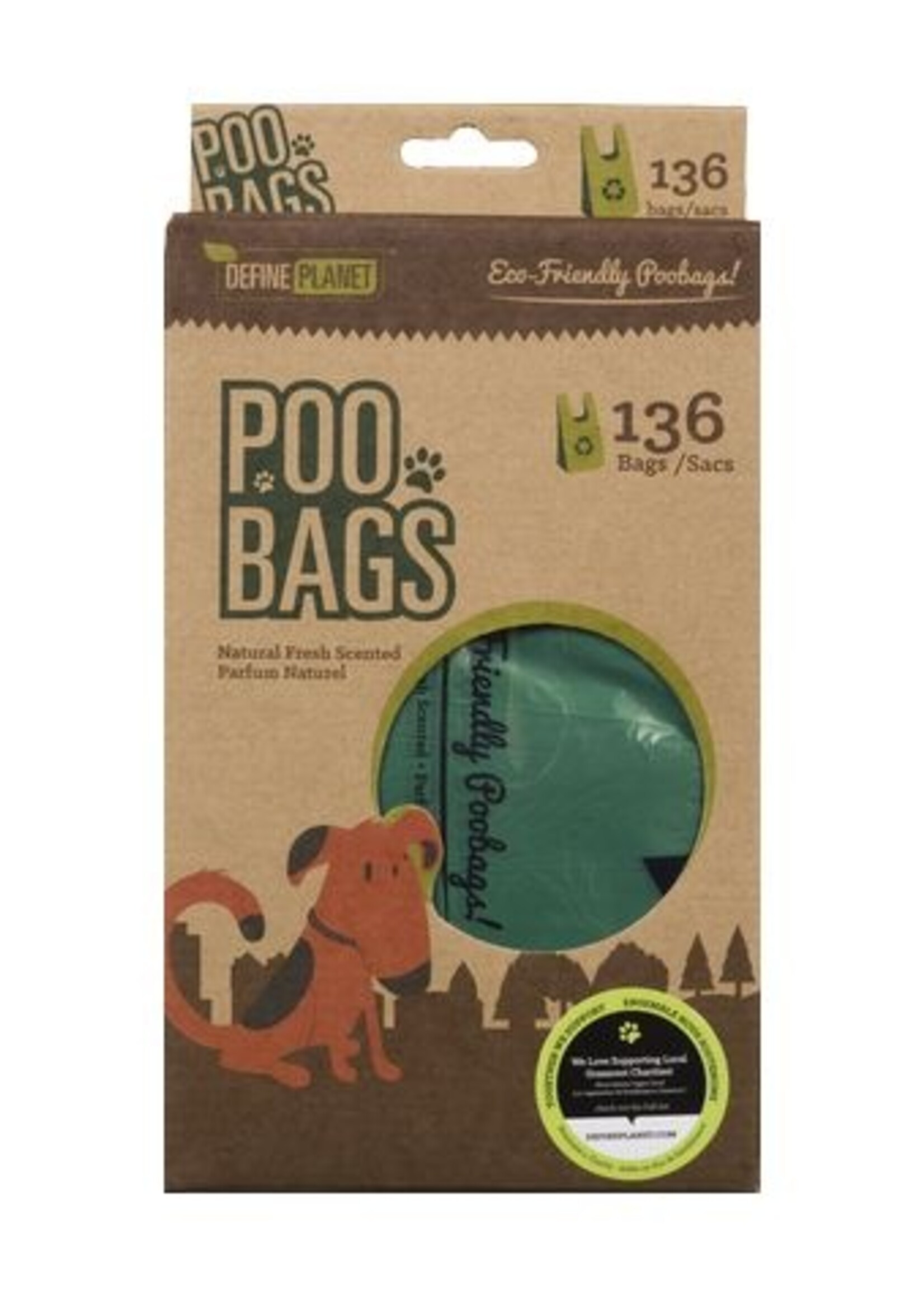 "Poop Bags" T-shirt Style - 136 Bags