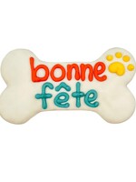 Os décoré Biscuit Pomme - Cannelle, - Bonne Fête