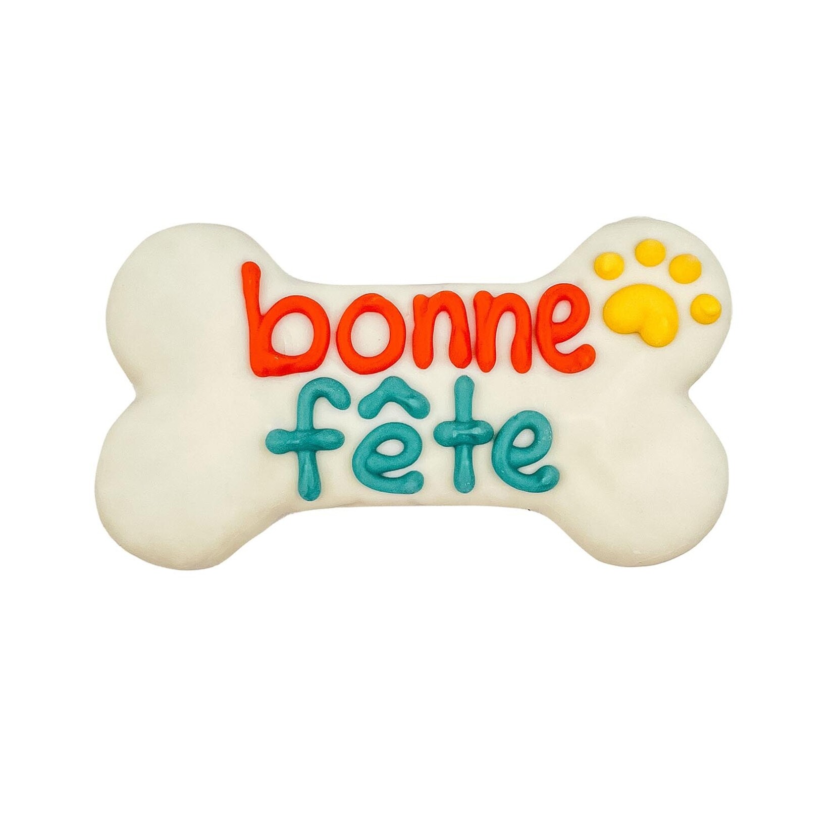 Os décoré Biscuit Pomme - Cannelle, - Bonne Fête