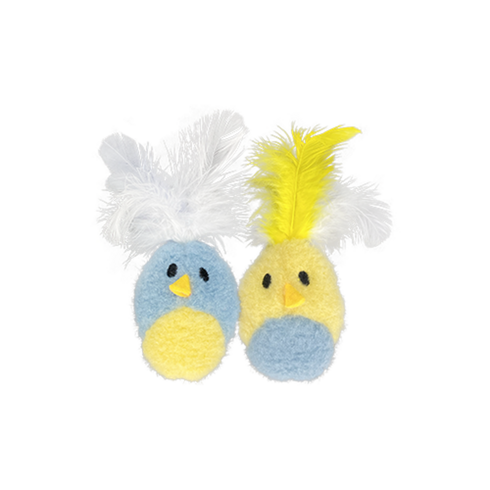 Toy Birds for Cats | Stimulating Feathers – Set of 2