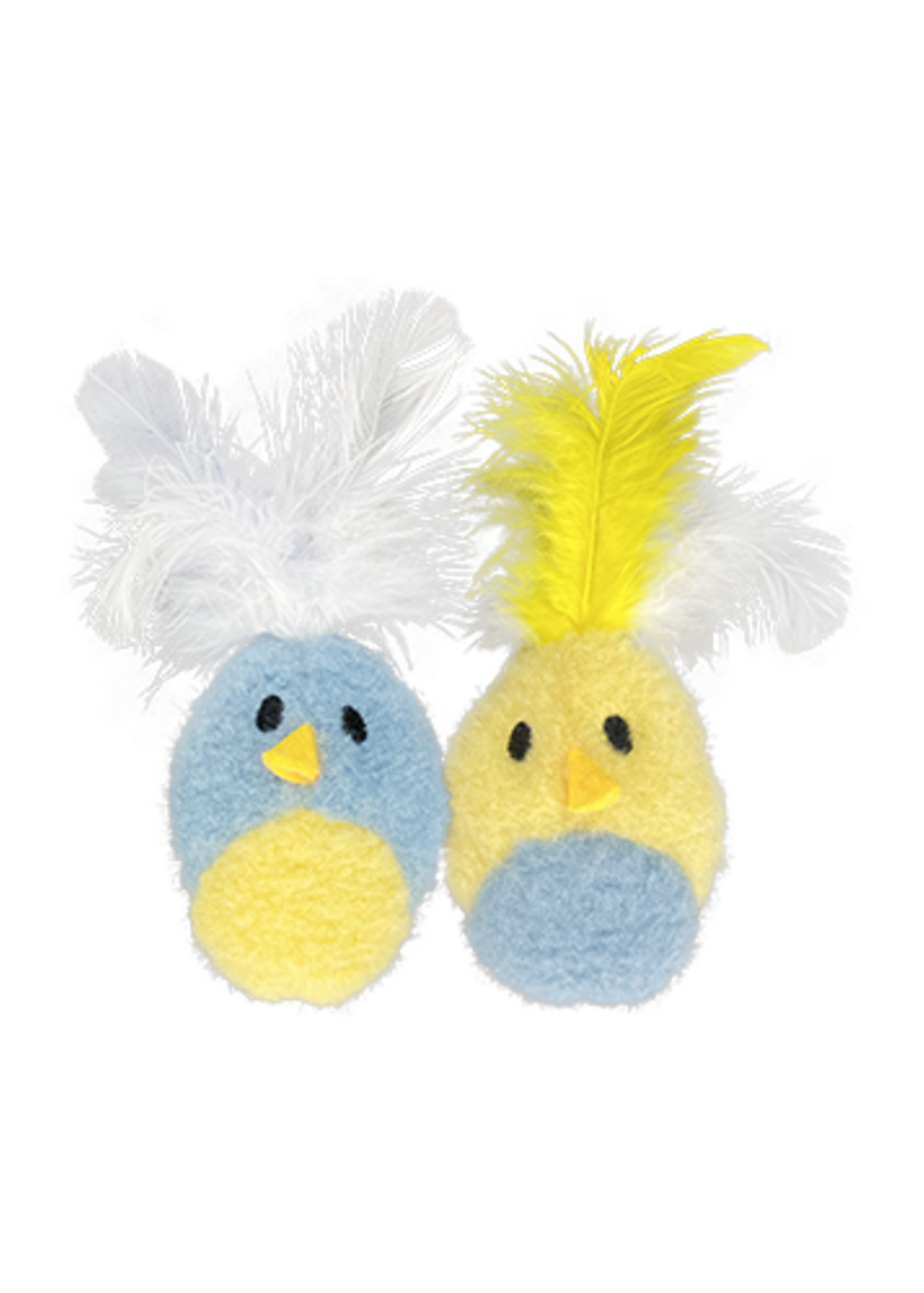 Toy Birds for Cats | Stimulating Feathers – Set of 2