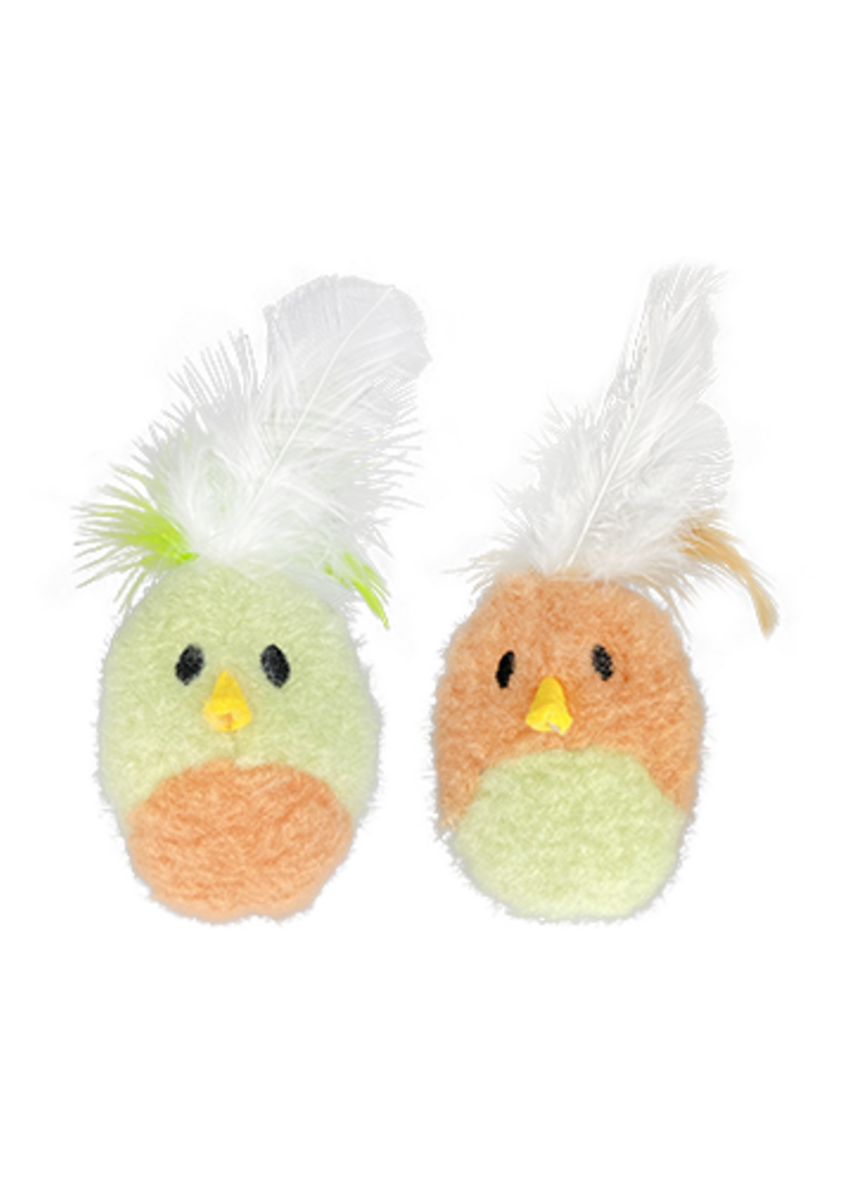 Toy Birds for Cats | Stimulating Feathers – Set of 2
