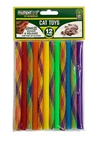 12 Pailles - Jouets pour chats