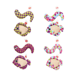 Colorful Cat Duo | Stimulating Fish and Worm