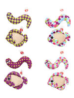 Colorful Cat Duo | Stimulating Fish and Worm