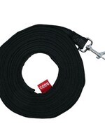 Long-Type Training Leash with Non-Slip Straps - Black 30'x1"