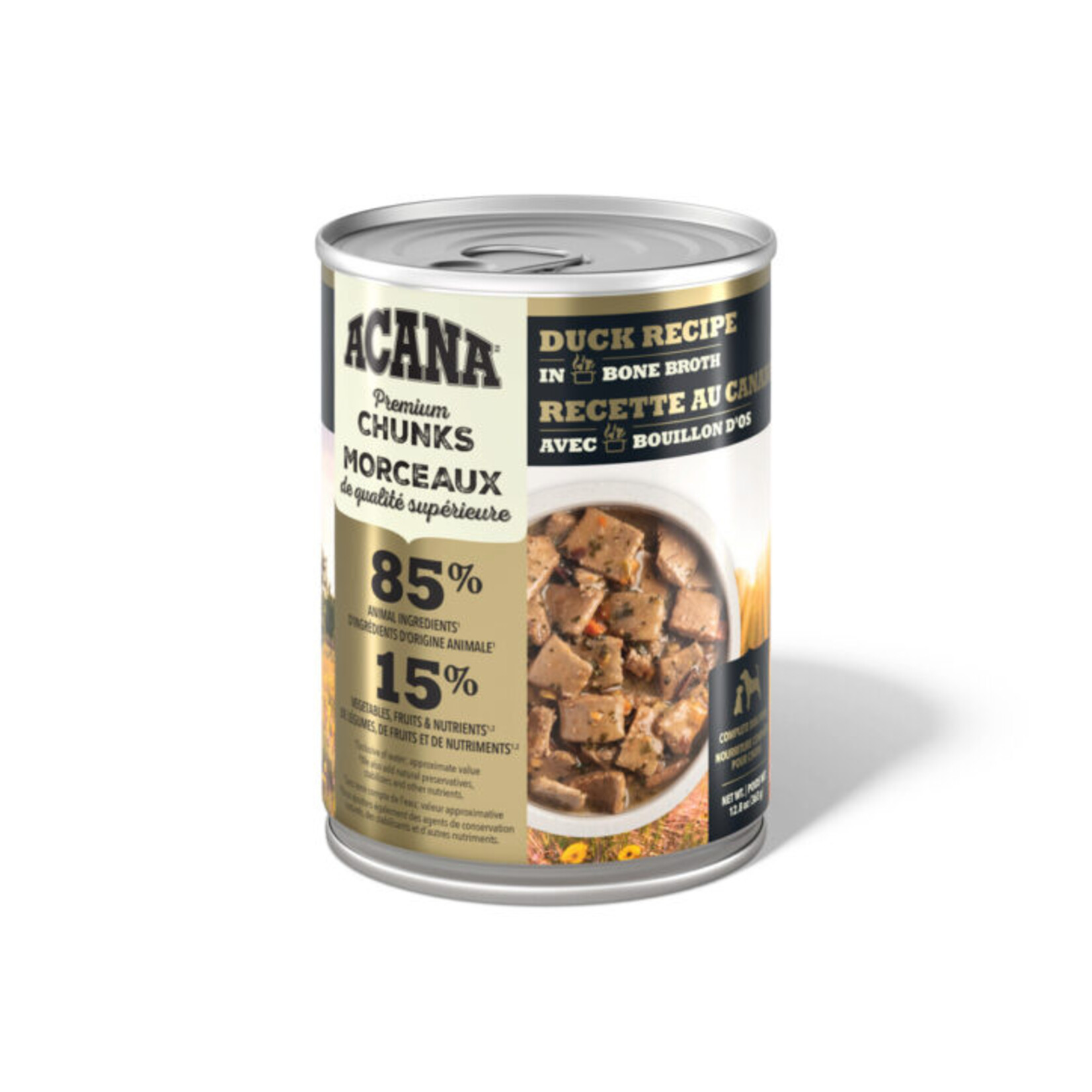 ACANA Nourriture chien - Morceaux de canard - Bouillon d’os