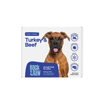 Frozen dog food – Turkey and beef blend, 5.4 kg (12 lb)