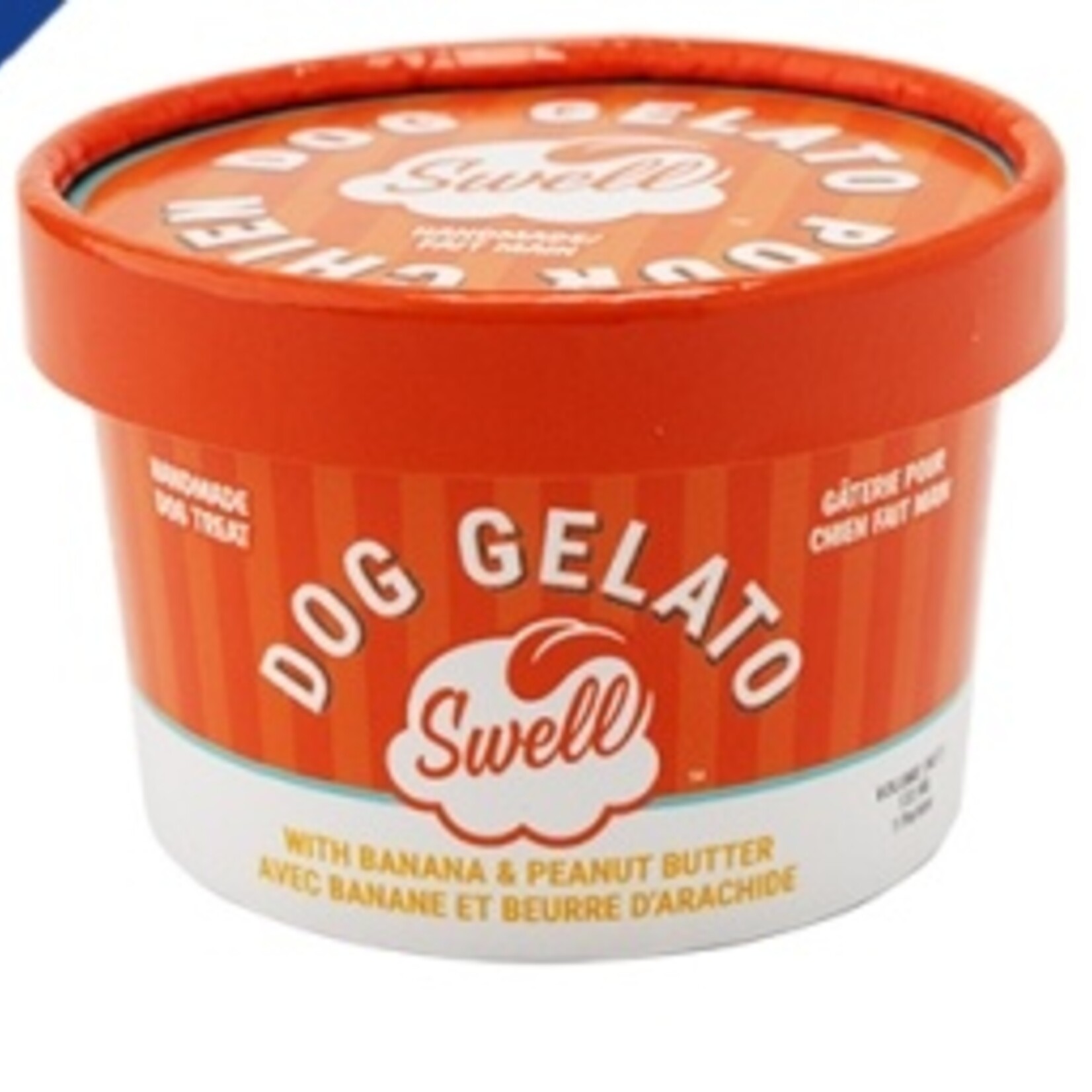 Gelato_Premium_Dog — Banana & Peanut Butter Gelato | Premium Frozen Treat for Dogs – 4.5oz