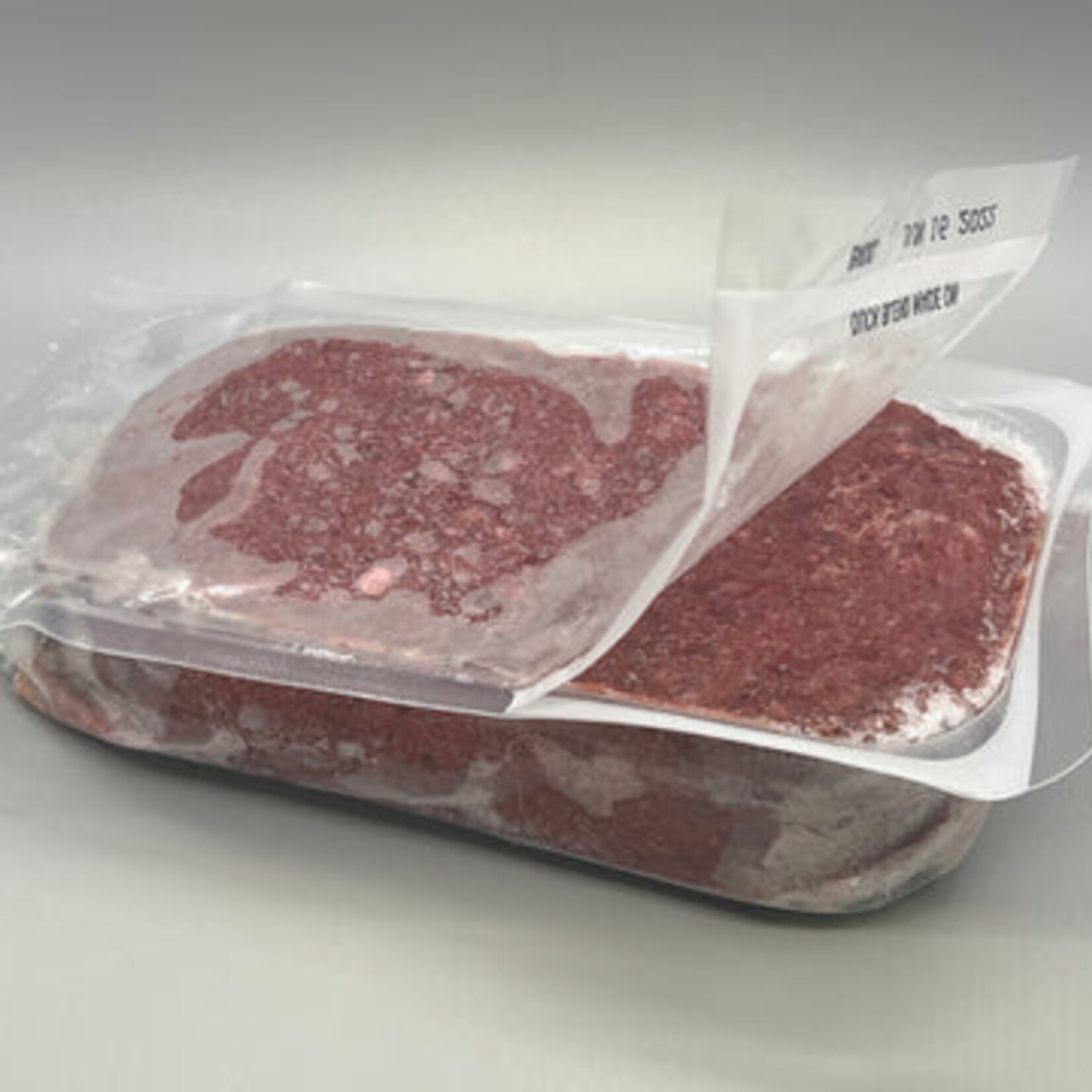 Recette complète de bœuf cru et mélange de porc - Nourriture congelée pour chiens - 12 lb