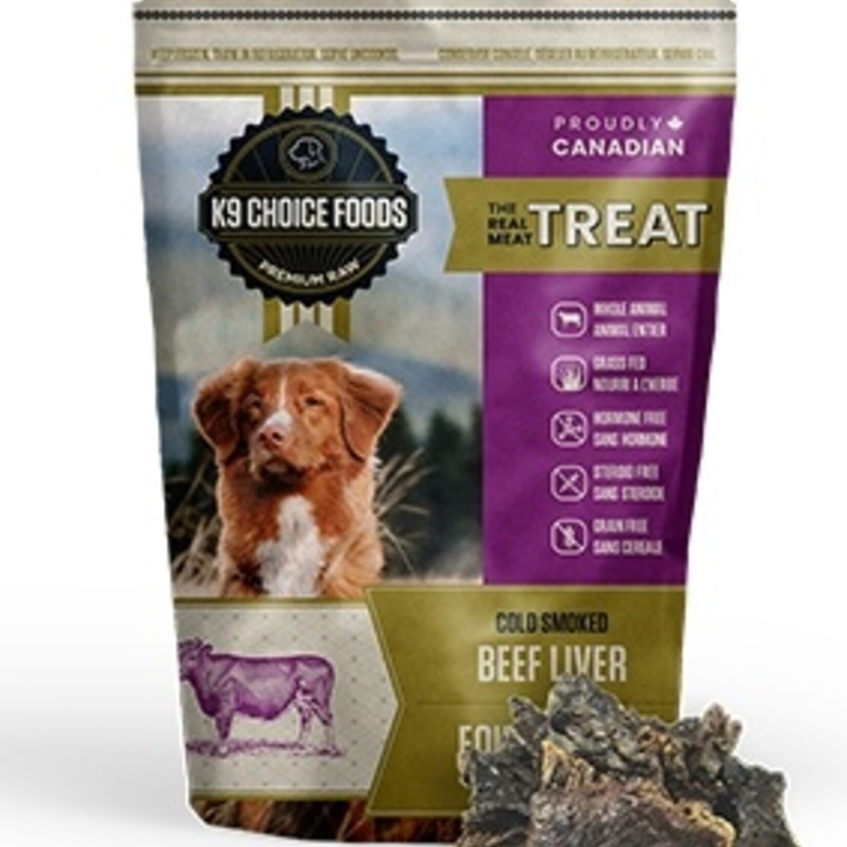 Meat Treats - Frozen Cold Smoked Liver for Dogs