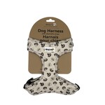 Harness - Neoprene for Dog - Gray - Mushroom Patterns