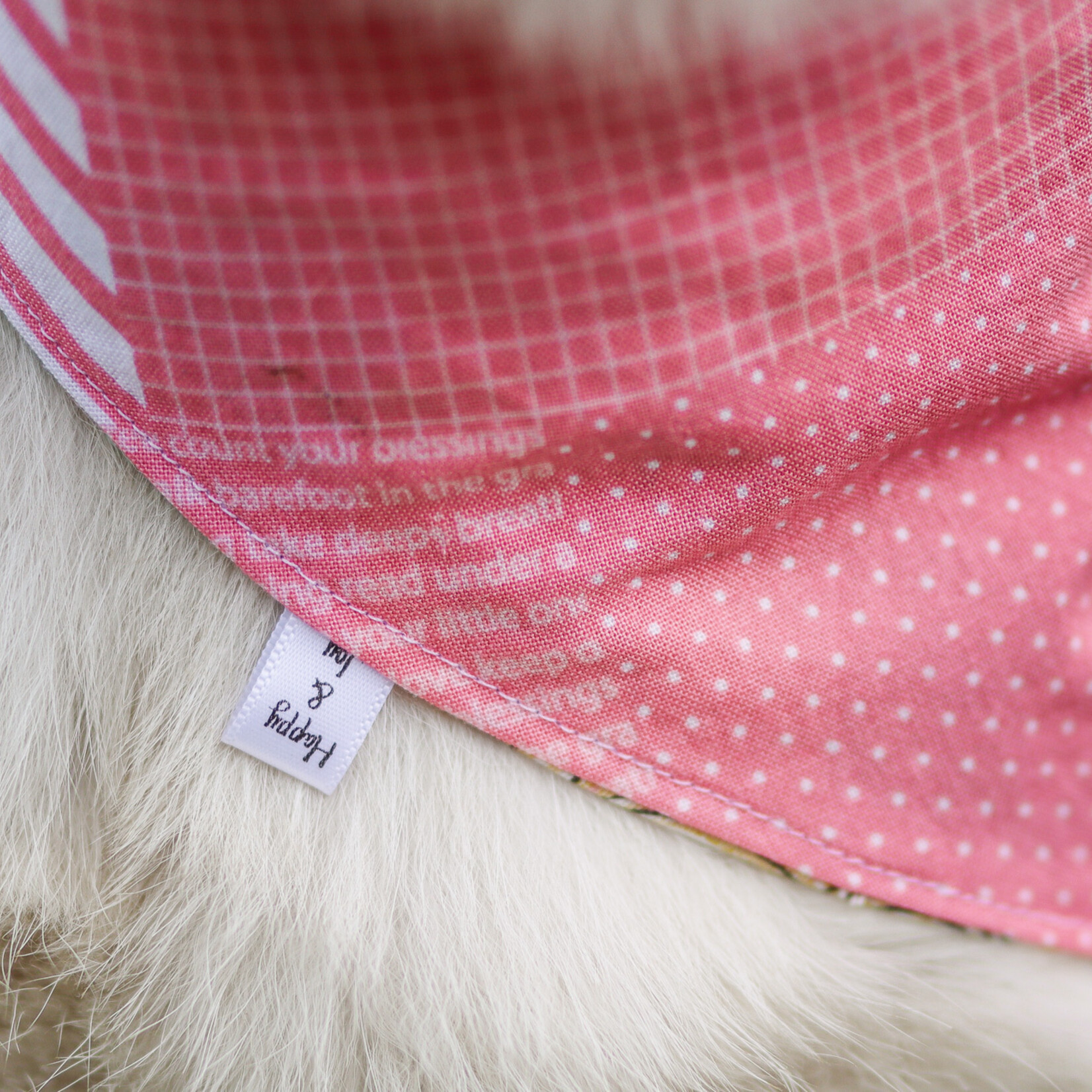 Bandana rose ajustable | Deux looks, zéro compromis
