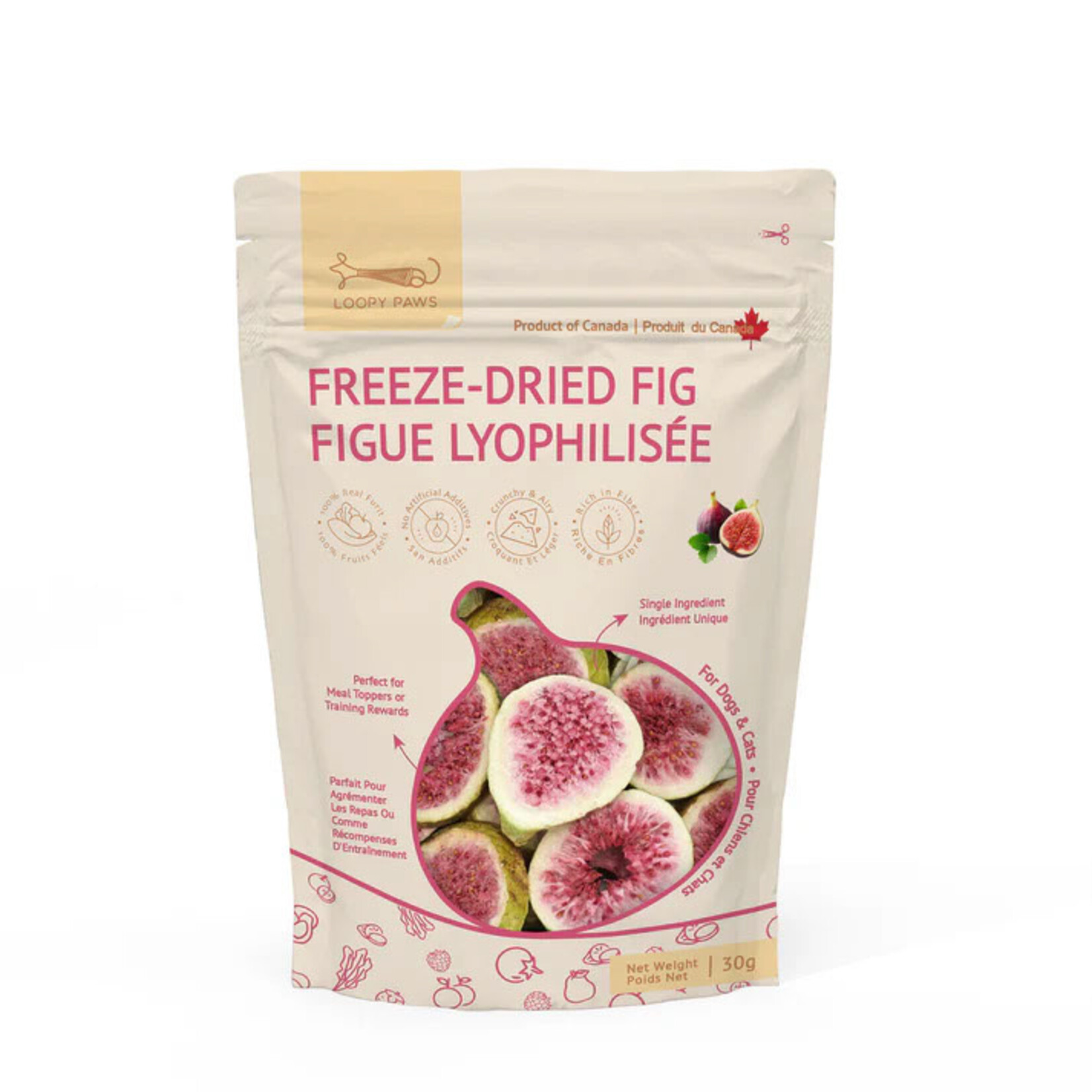 LOOPY PAWS Figue croustillante fruitée