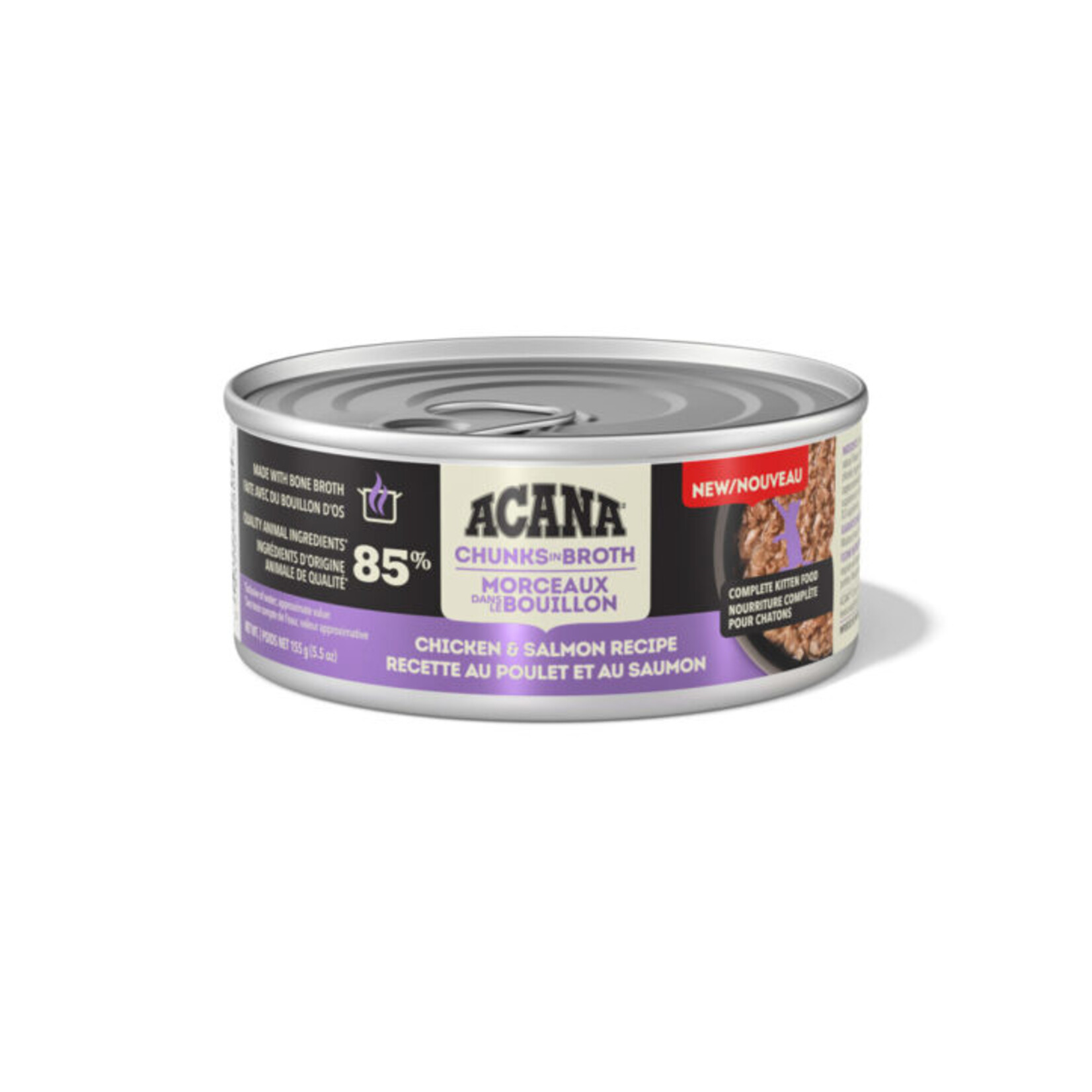ACANA Kitten - Pieces / Chicken Broth / Salmon / 155g