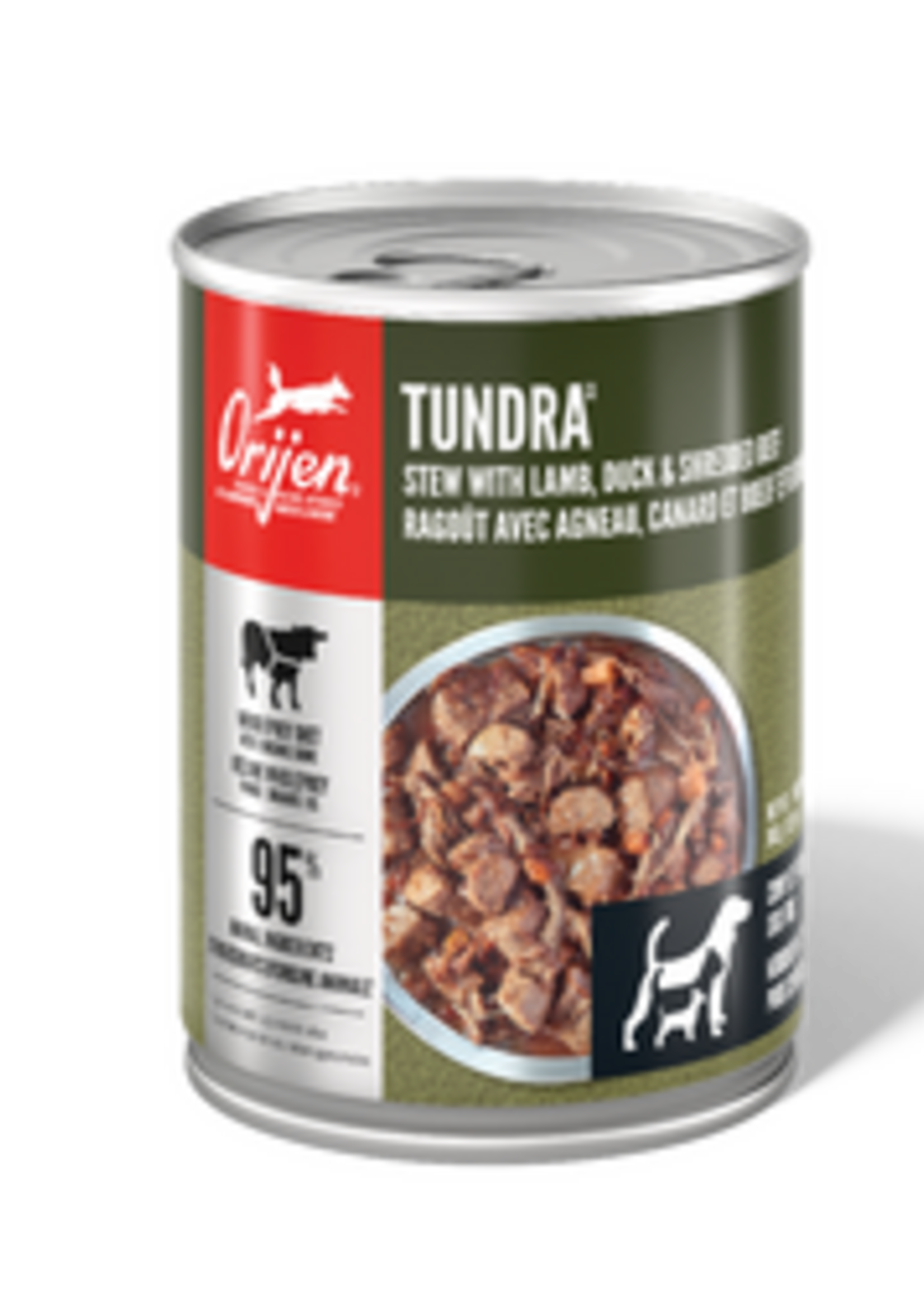 ORIJEN Tundra - Stew with Lamb - Duck and Shredded Beef / 363 g