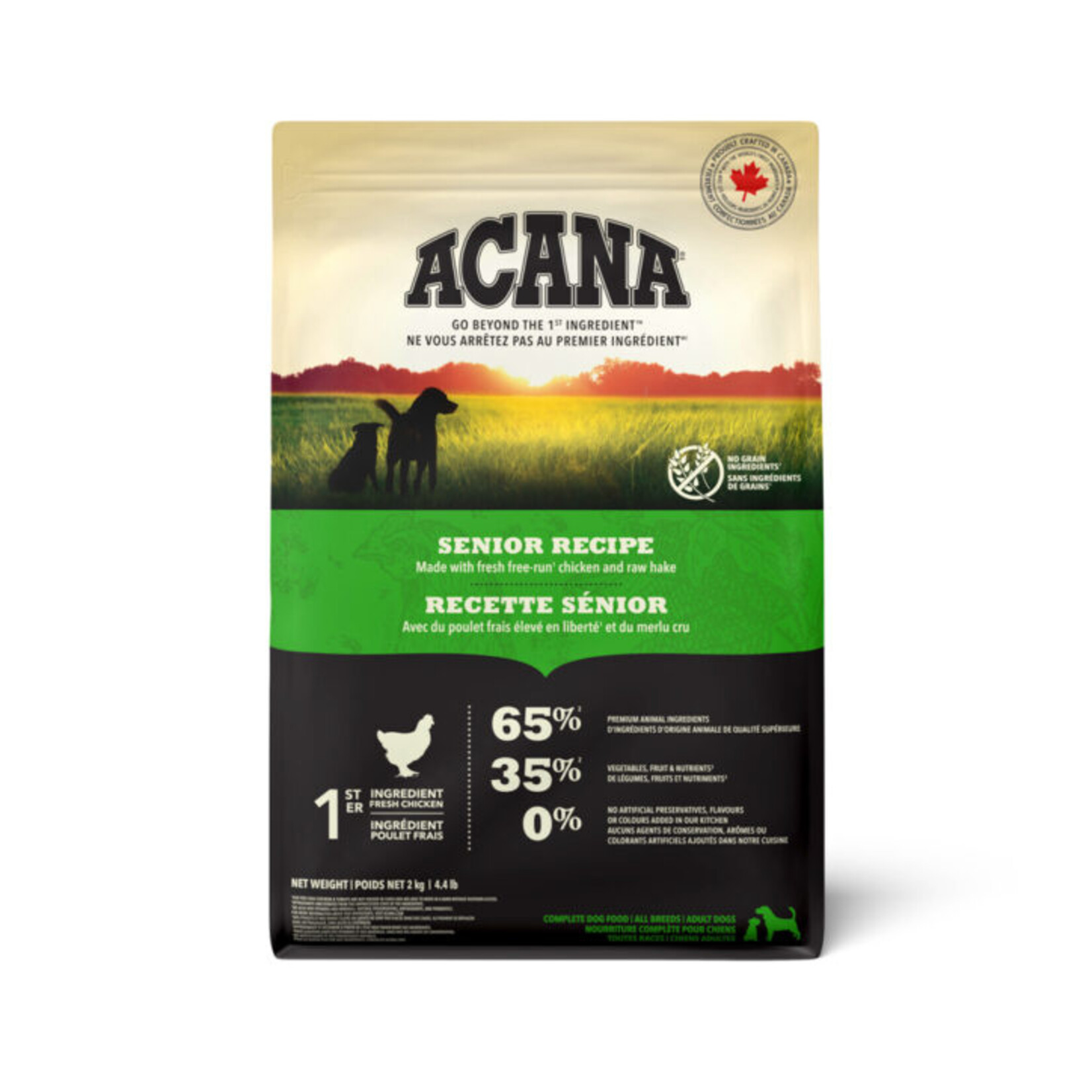 ACANA Recette Sénior Croquettes pour chiens