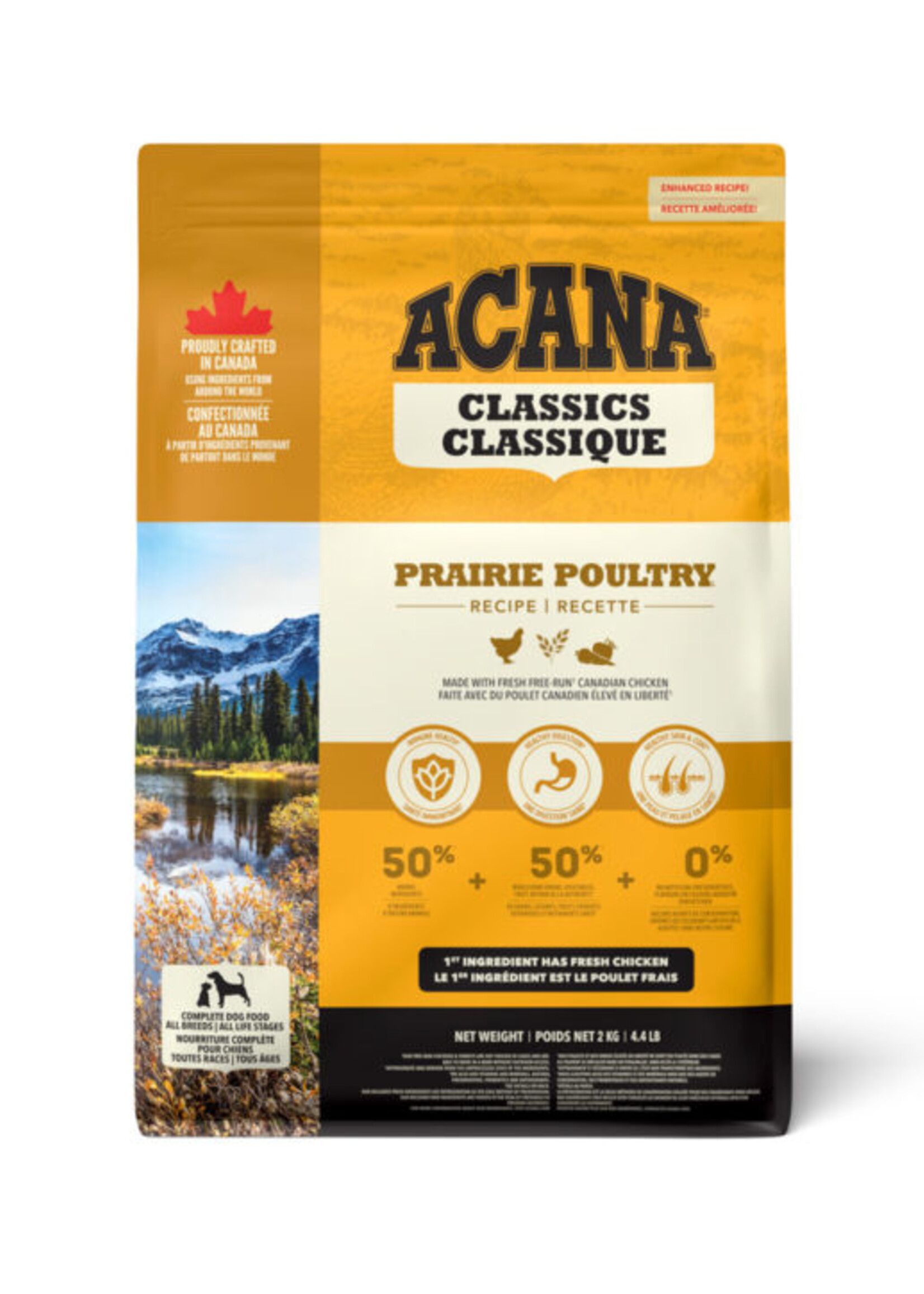 ACANA Croquettes pour chiens Prairie Poultry, nourriture sèche pour chien