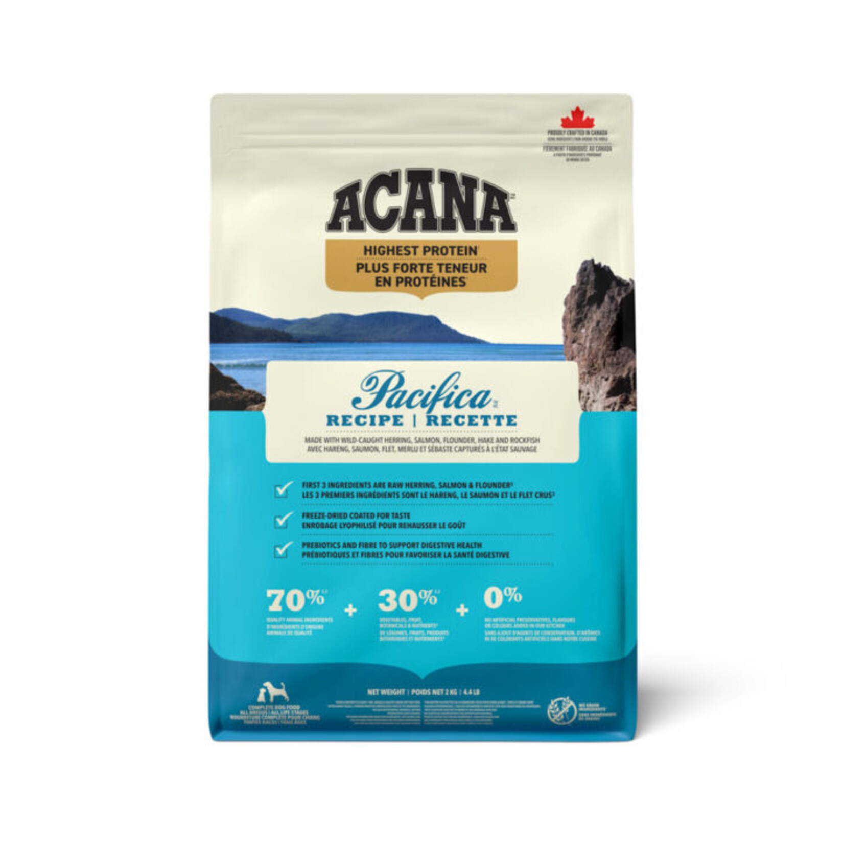 ACANA Plus Forte Teneur En Protéines, Pacifica Croquettes pour chiens