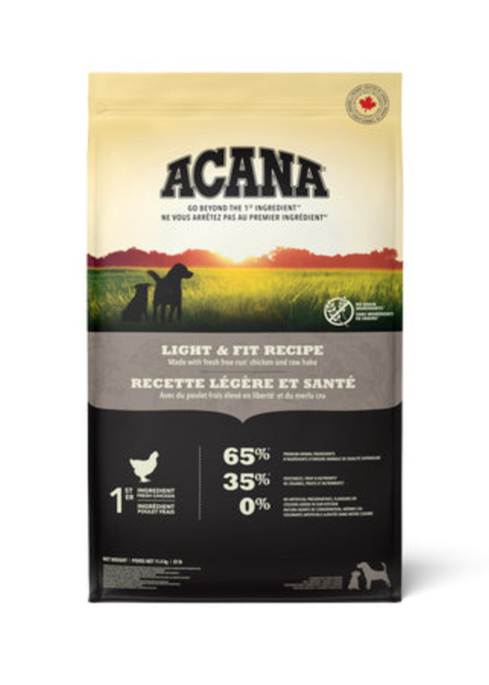 ACANA Recette Légère et Santé Croquettes pour chiens