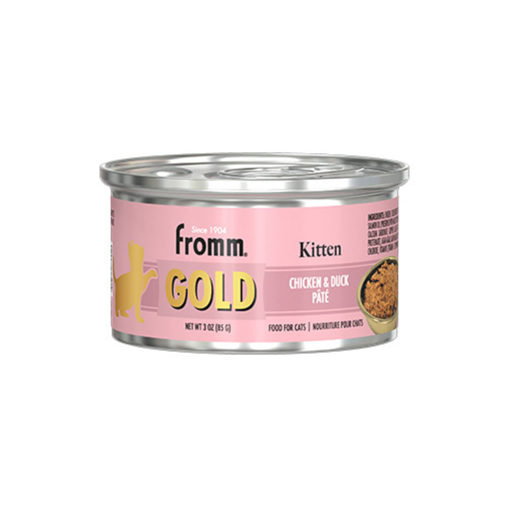 Fromm Pâté pour chatons - Canards / 3 oz