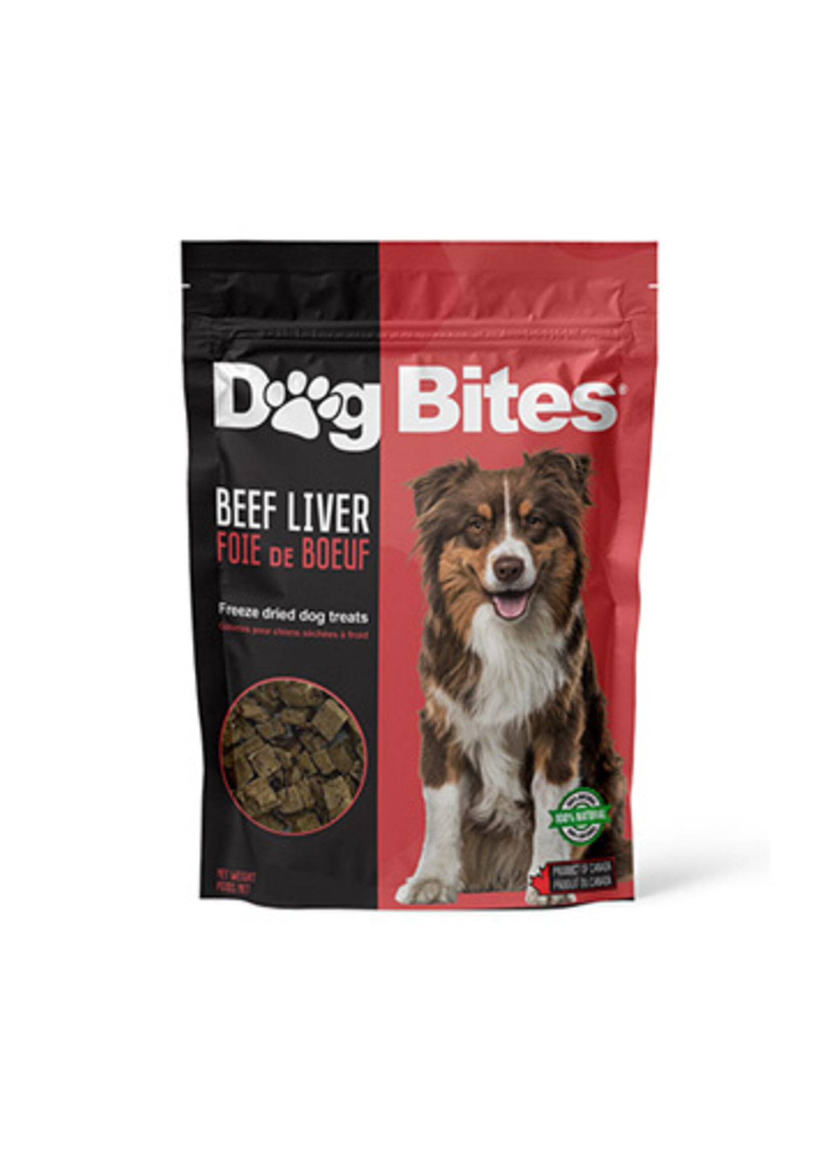 Friandise pour Chien au Foie de Bœuf Lyophilisé