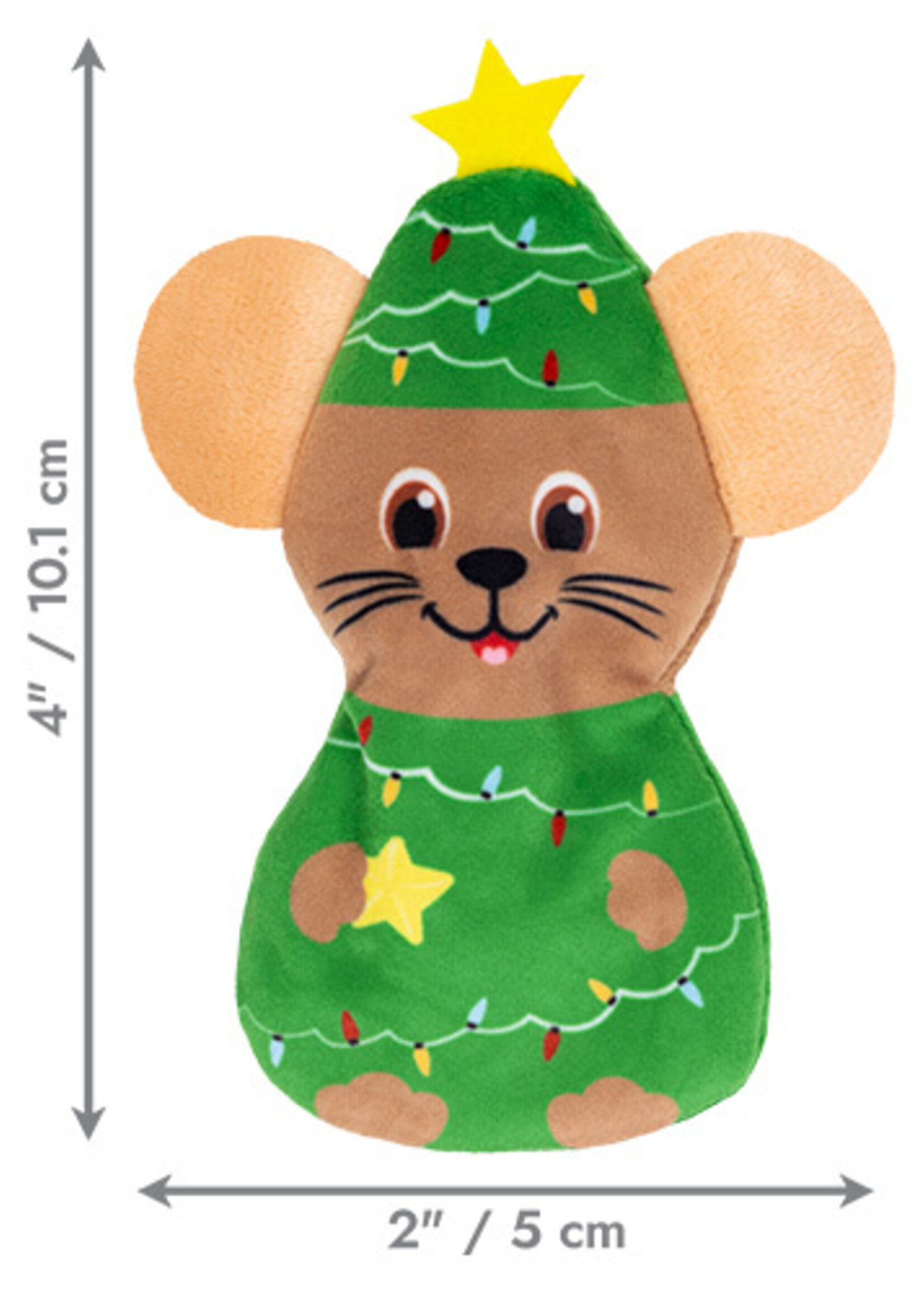 kong Toy - Christmas - Cat Mouse Toy