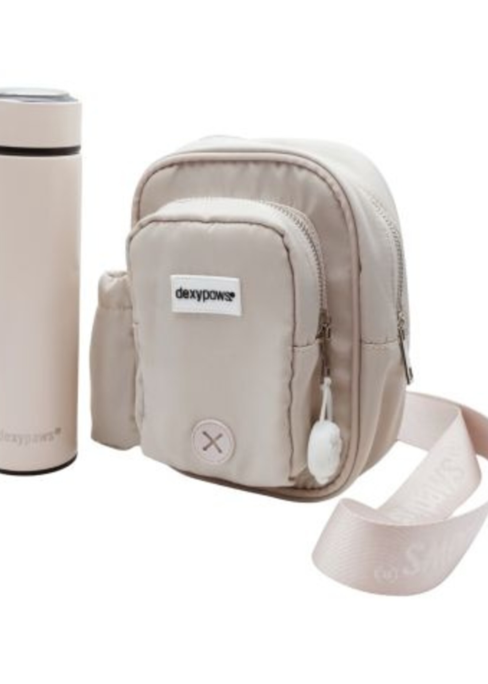 Sac à Bandoulière "tout L'essentiel" Incluant Bouteille Et Accessoires - Crème Au Beurre