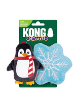 kong Penguin and Snowflake - Cat Toy