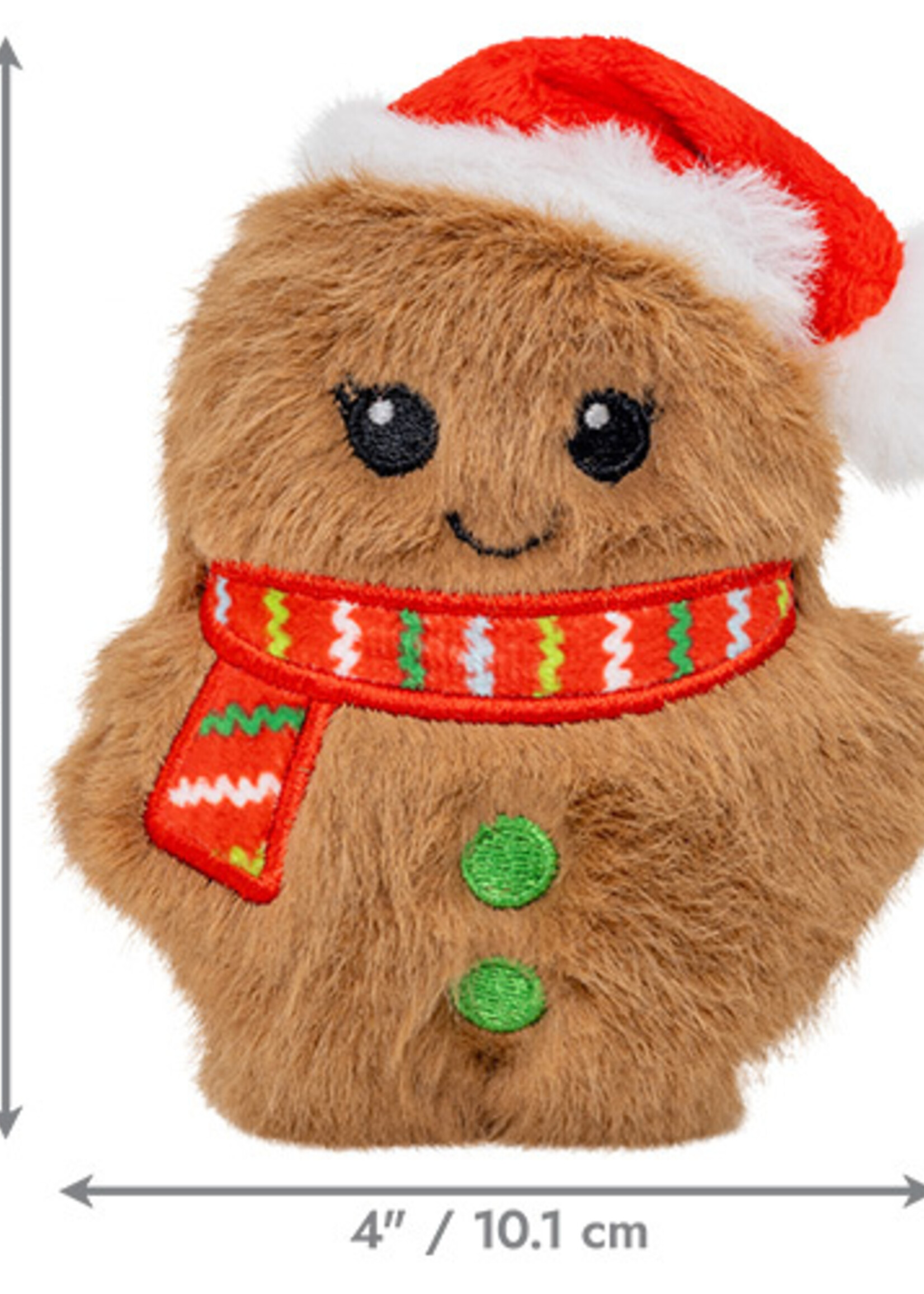 kong Toy for Small Dog - Squeaky Gingerbread